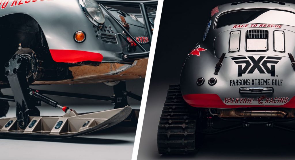  This 1956 Porsche 356 Got Tracks And Skis For A 356-Mile Mission In Antarctica