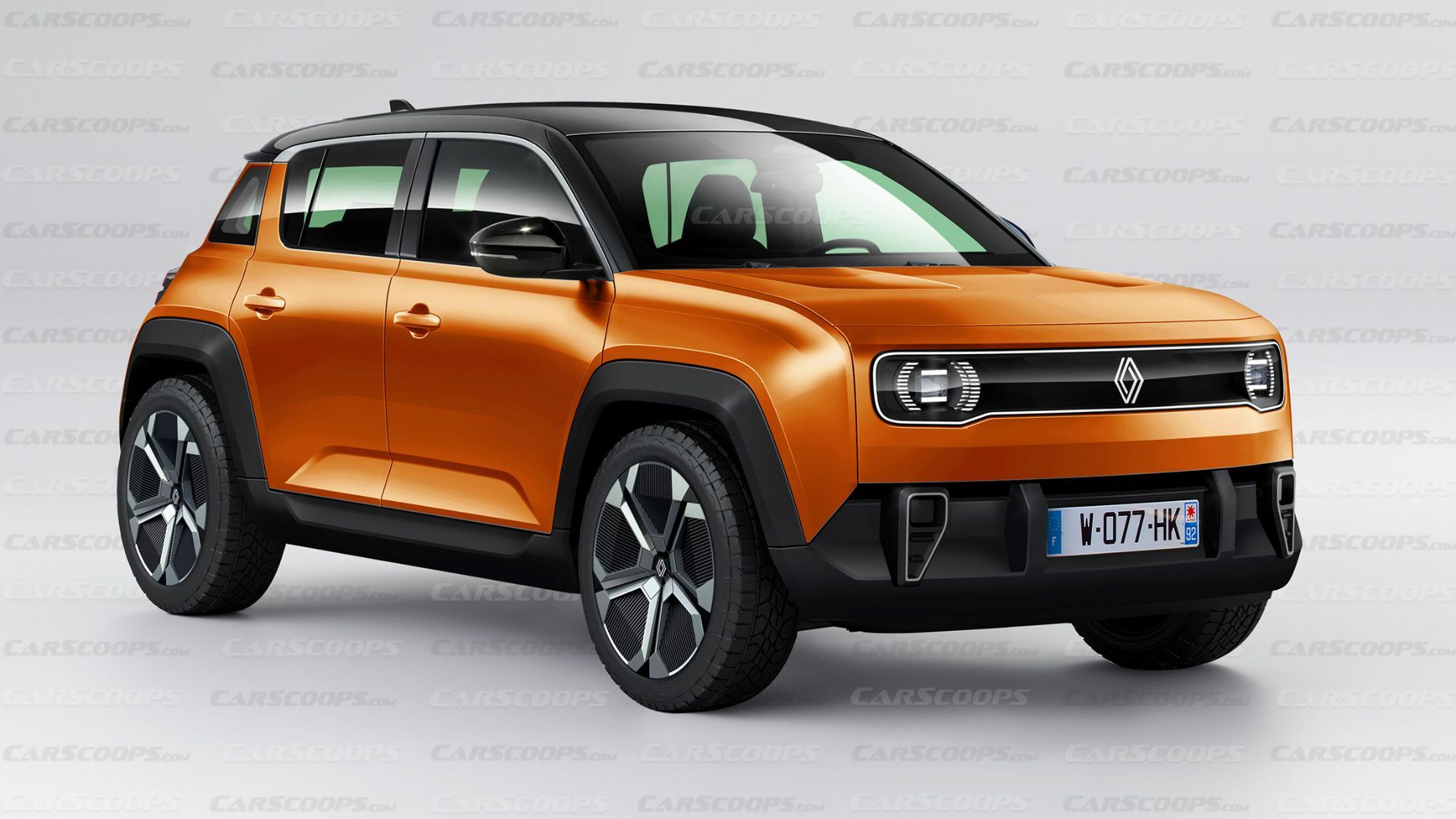 Véhicule électrique de style rétro illustrant une alternative durable à la mobilité urbaine moderne