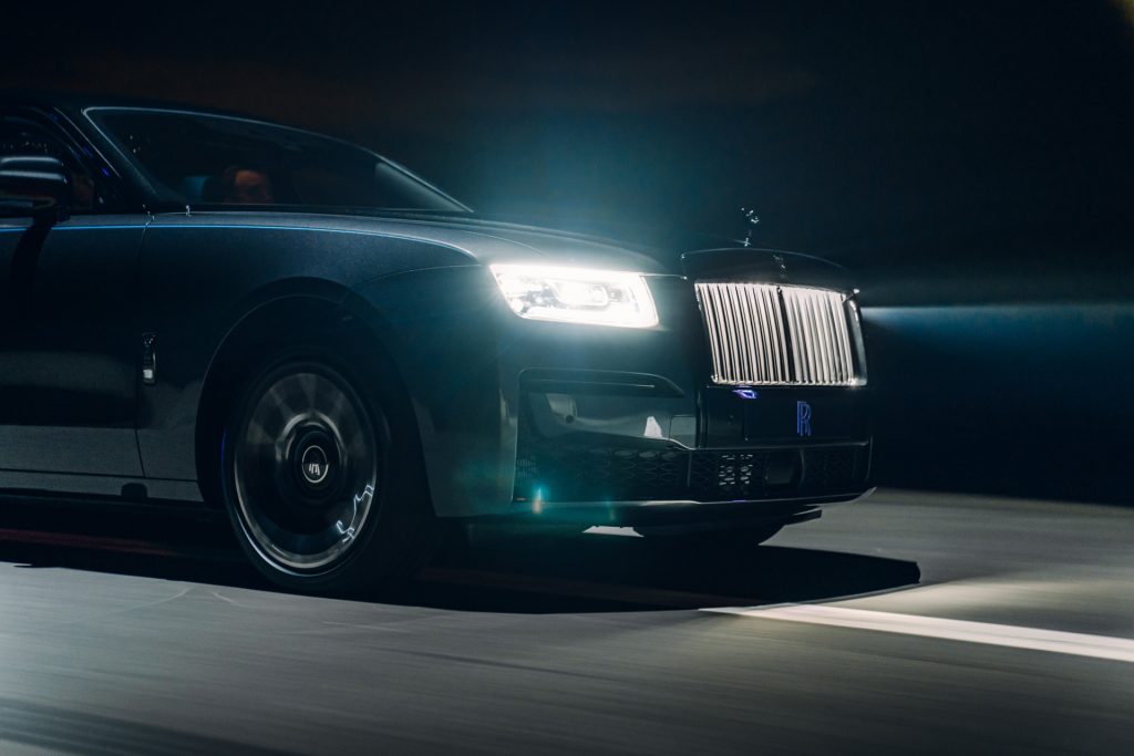Stealthy 2022 Rolls Royce Ghost Black Badge Wears 100 Lbs Of World’s