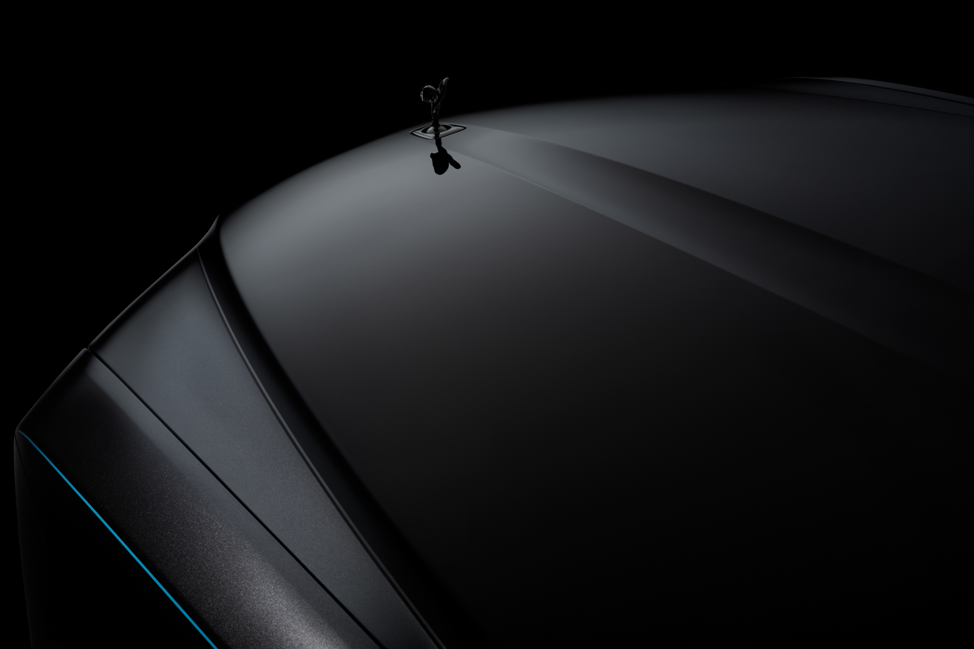 Stealthy 2022 Rolls Royce Ghost Black Badge Wears 100 Lbs Of World’s Darkest Black Paint