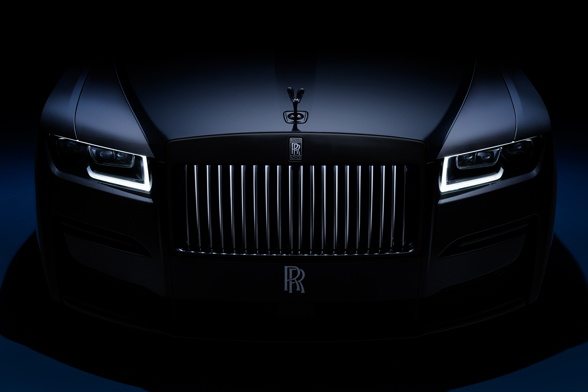 Stealthy 2022 Rolls Royce Ghost Black Badge Wears 100 Lbs Of World’s Darkest Black Paint