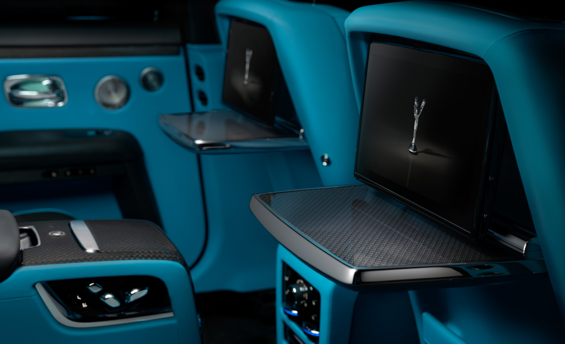 Stealthy 2022 Rolls Royce Ghost Black Badge Wears 100 Lbs Of World’s Darkest Black Paint