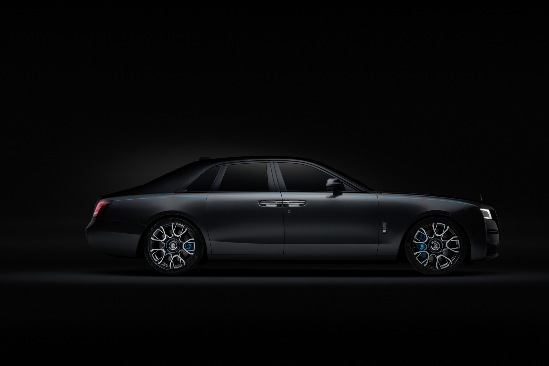 Stealthy 2022 Rolls Royce Ghost Black Badge Wears 100 Lbs Of World’s Darkest Black Paint
