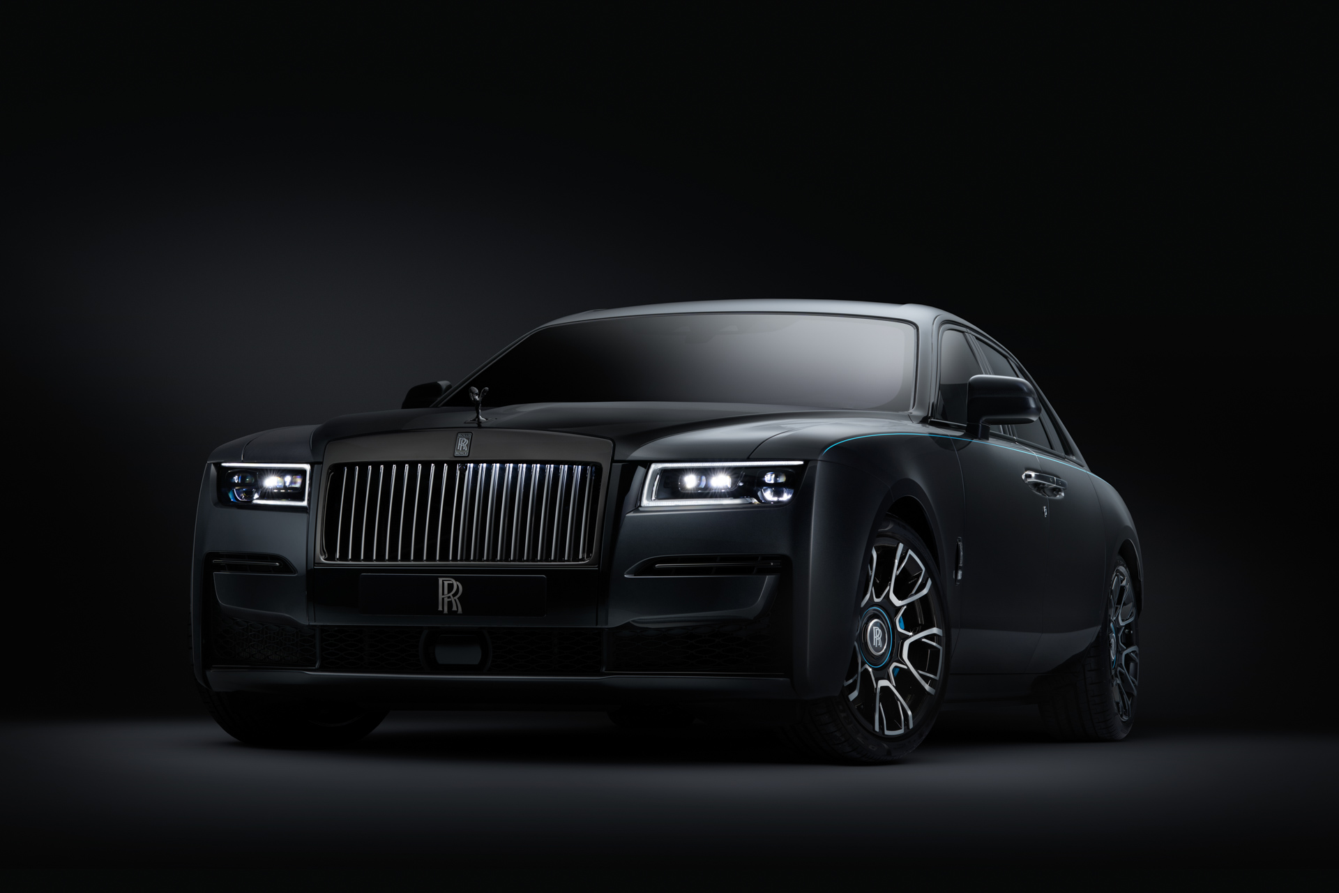 Stealthy 2022 Rolls Royce Ghost Black Badge Wears 100 Lbs Of World’s Darkest Black Paint