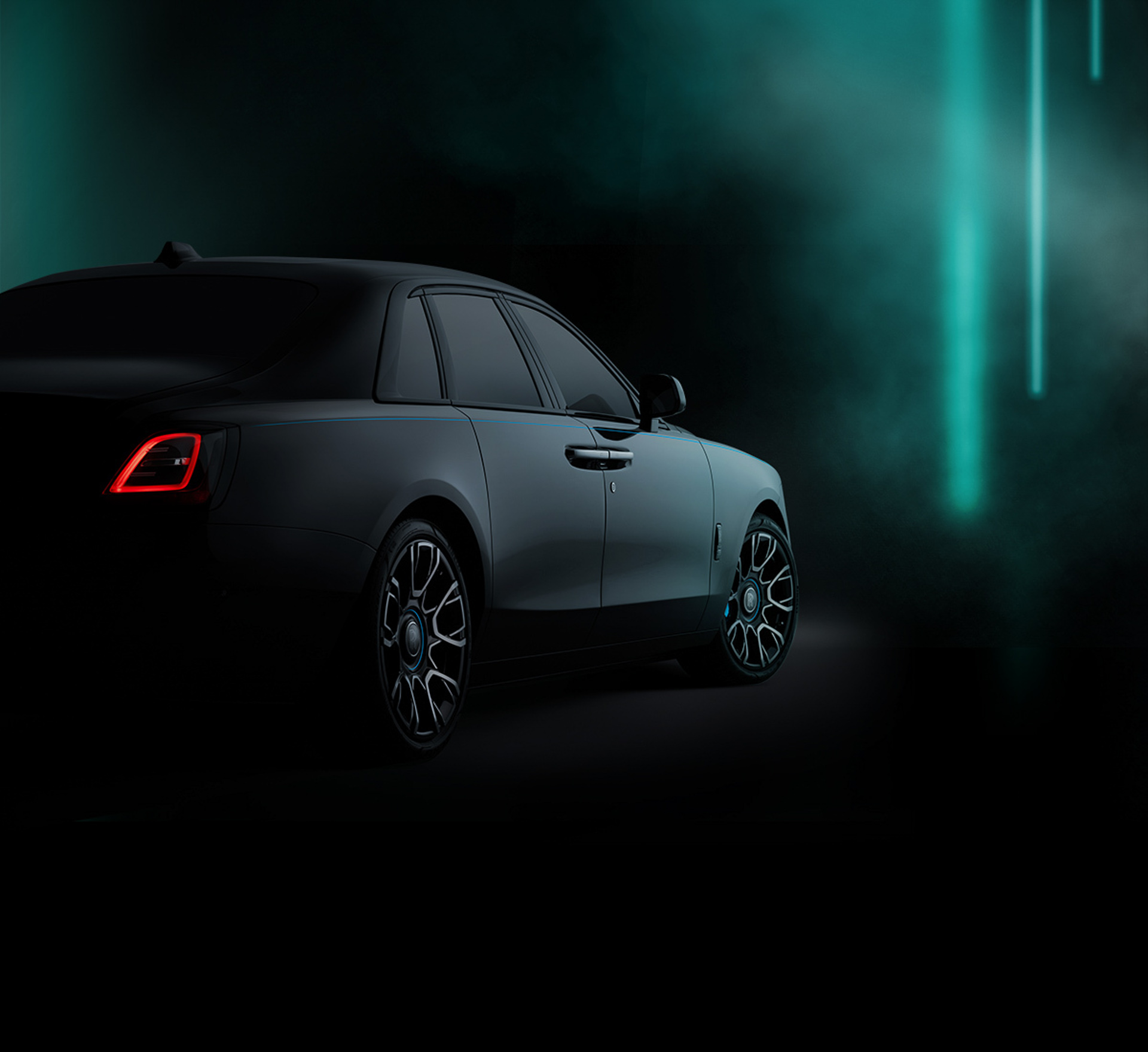 Stealthy 2022 Rolls Royce Ghost Black Badge Wears 100 Lbs Of World’s Darkest Black Paint