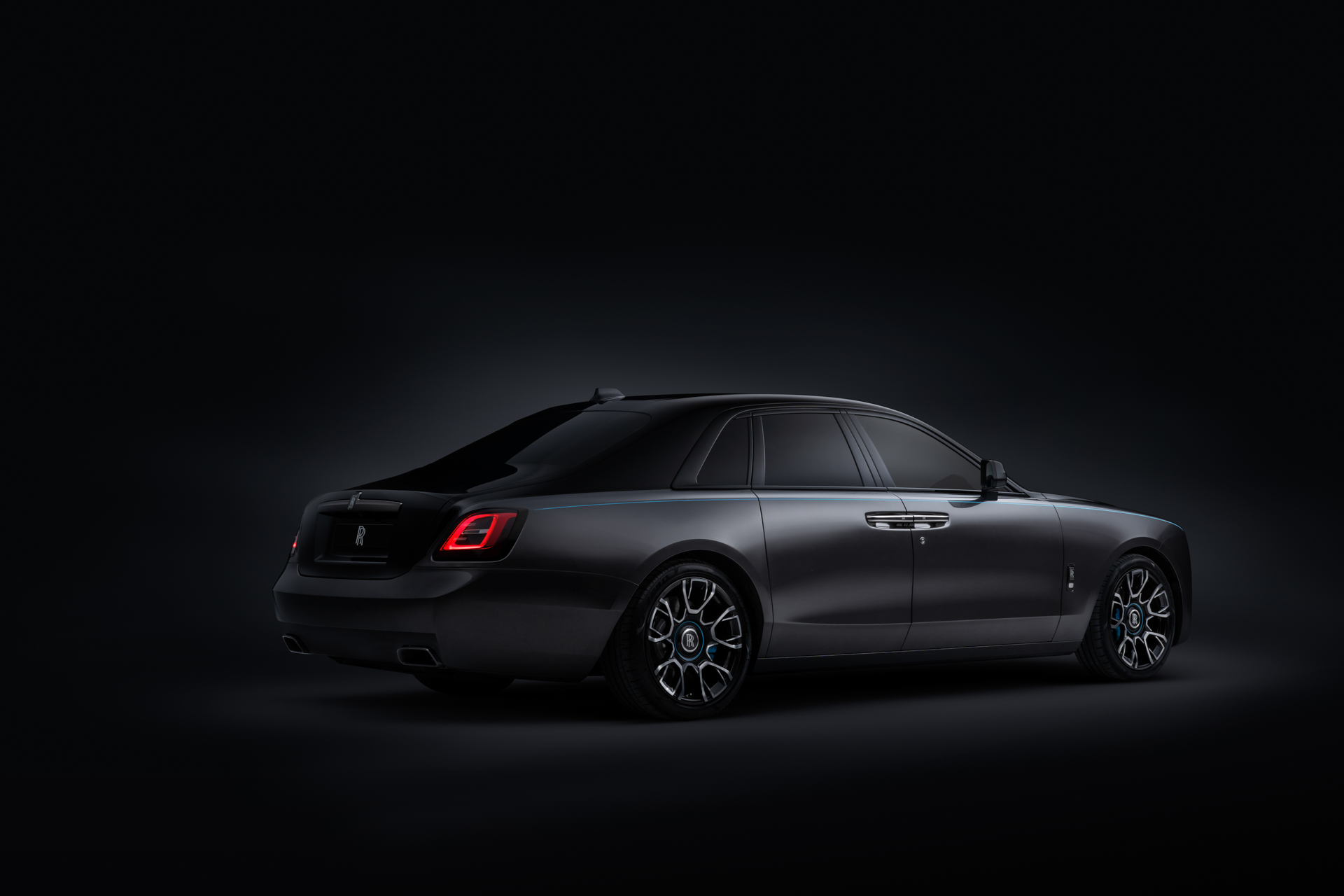 Stealthy 2022 Rolls Royce Ghost Black Badge Wears 100 Lbs Of World’s Darkest Black Paint