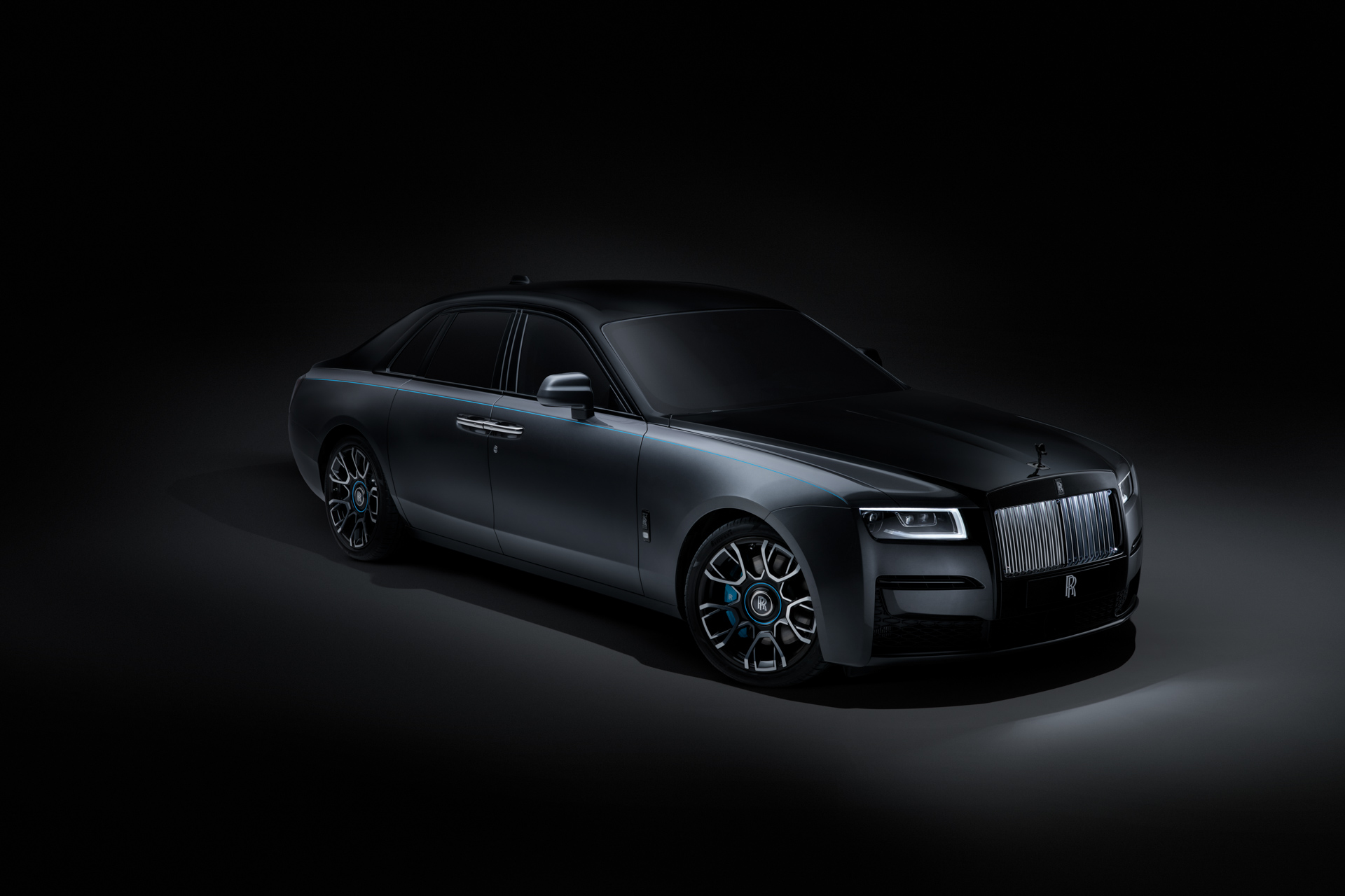 Stealthy 2022 Rolls Royce Ghost Black Badge Wears 100 Lbs Of World’s Darkest Black Paint
