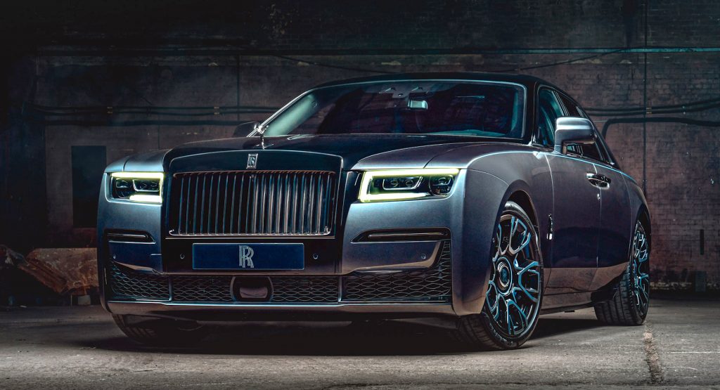  Stealthy 2022 Rolls Royce Ghost Black Badge Wears 100 Lbs Of World’s Darkest Black Paint