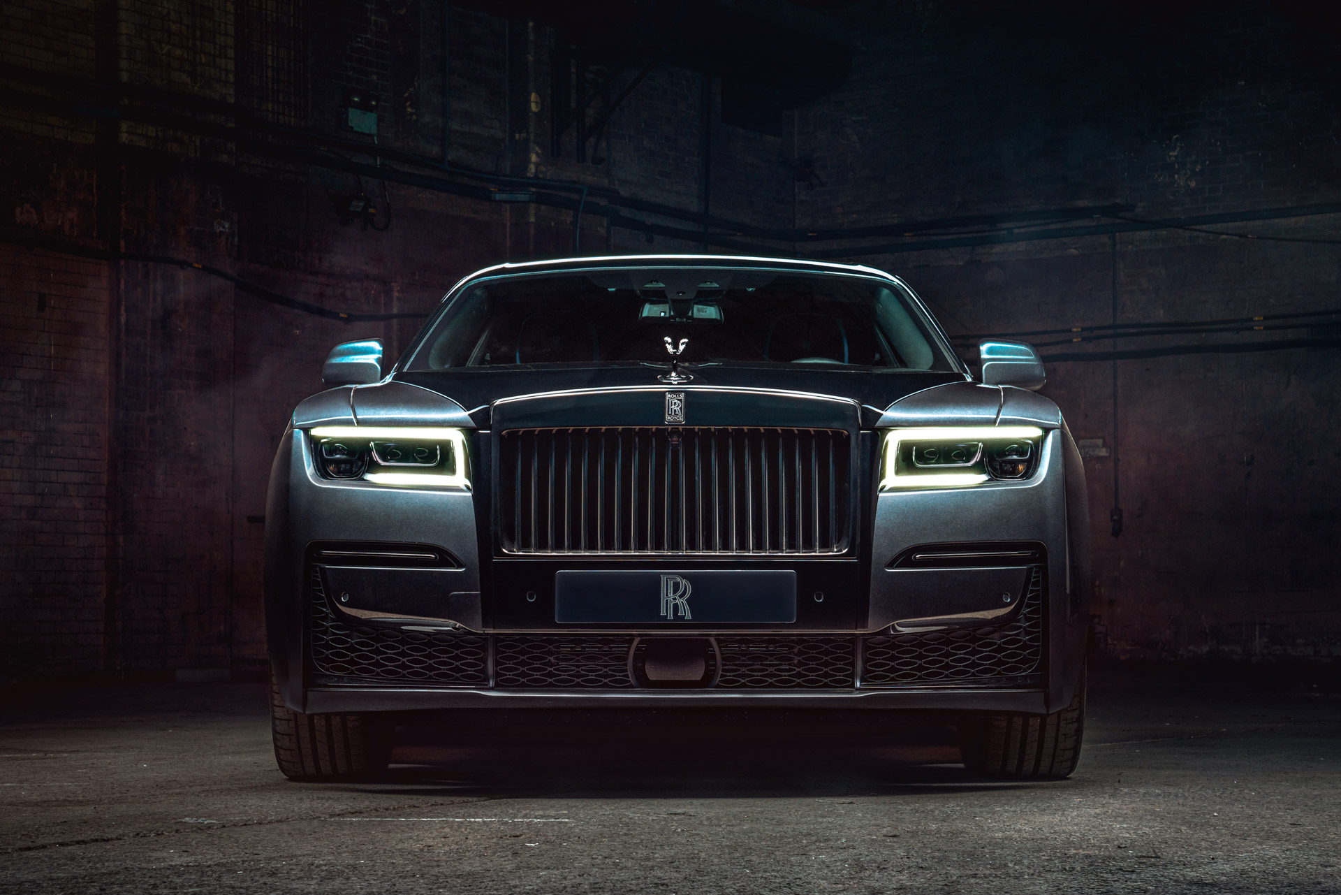 Stealthy 2022 Rolls Royce Ghost Black Badge Wears 100 Lbs Of World’s Darkest Black Paint