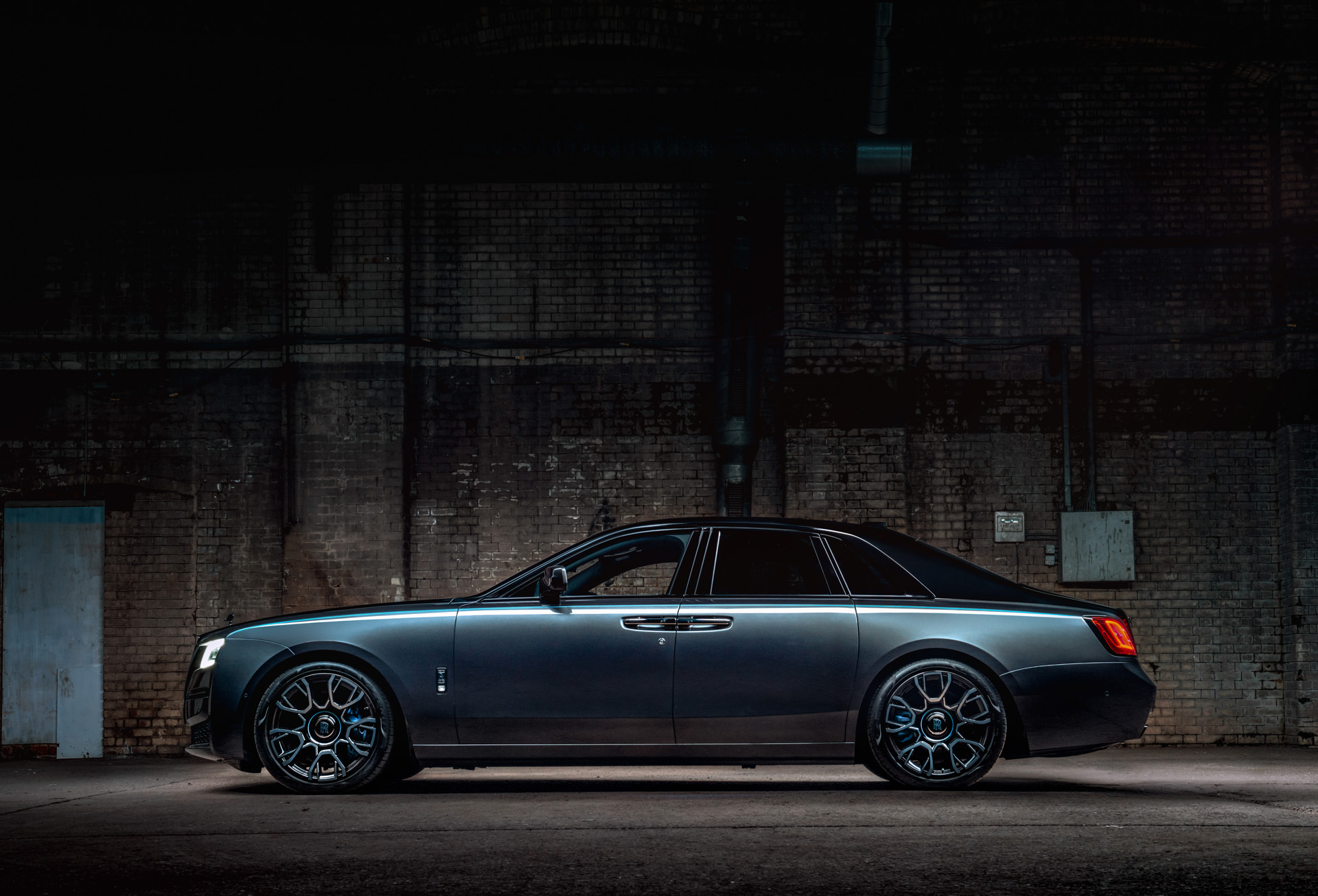 Stealthy 2022 Rolls Royce Ghost Black Badge Wears 100 Lbs Of World’s Darkest Black Paint