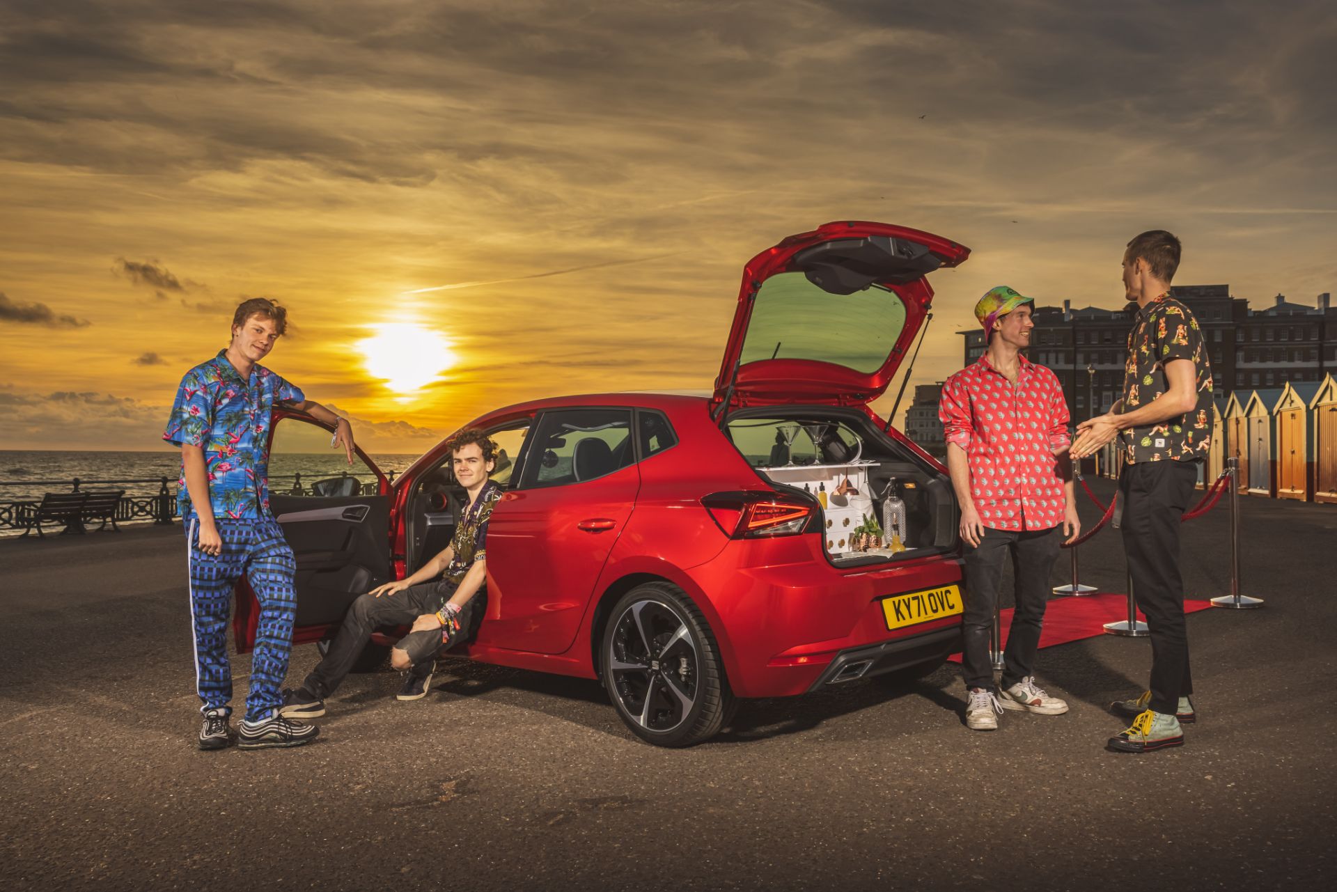 SEAT Turns An Ibiza Into A Mobile Nightclub With An Integrated Mocktail Bar