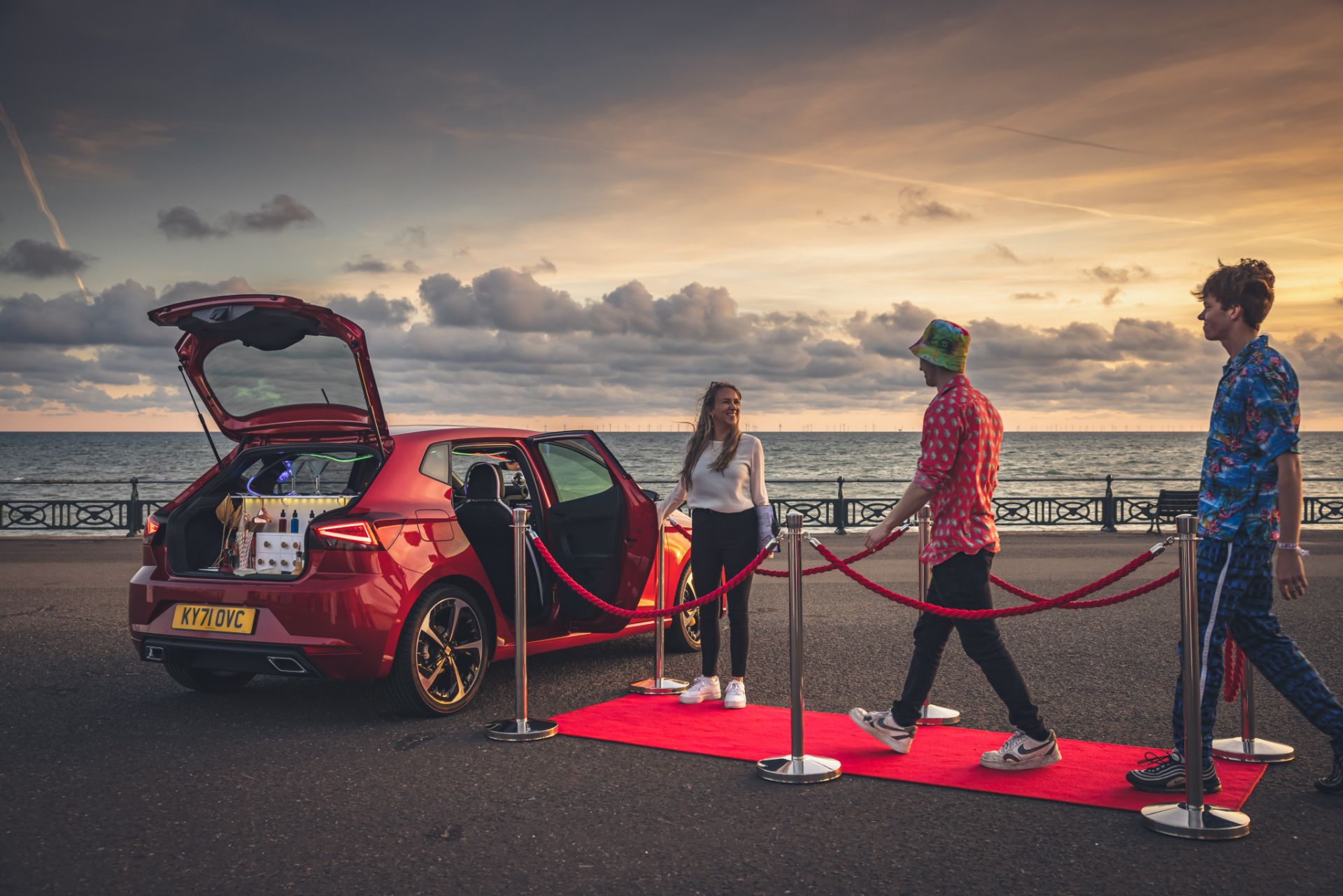 SEAT Turns An Ibiza Into A Mobile Nightclub With An Integrated Mocktail Bar