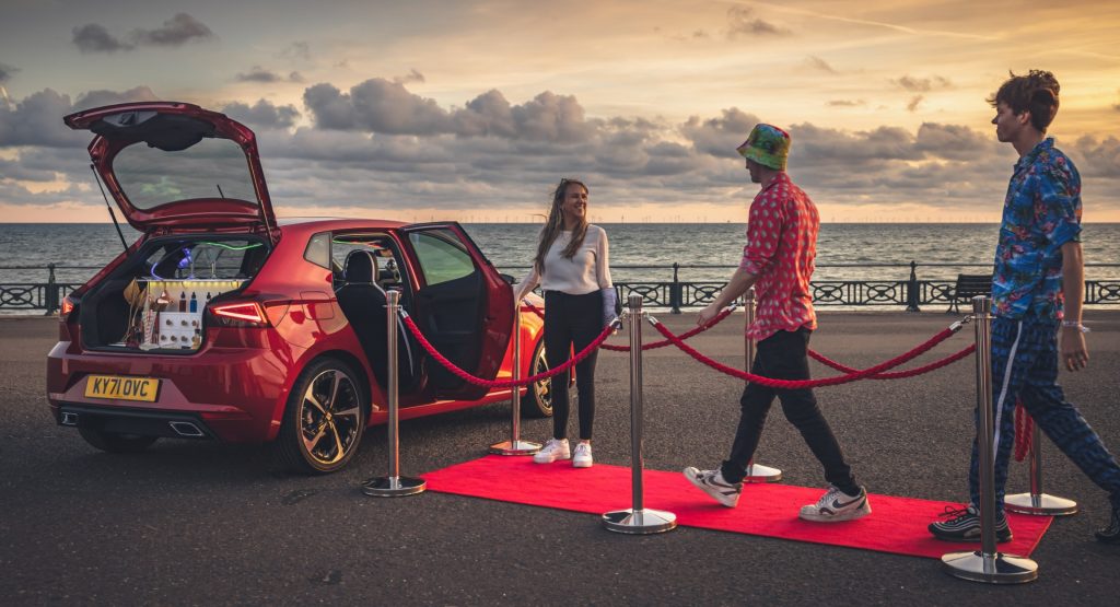  SEAT Turns An Ibiza Into A Mobile Nightclub With An Integrated Mocktail Bar