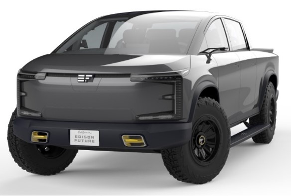 SPI Energy’s EdisonFuture Debuts EF1-T All-Electric Pickup Truck