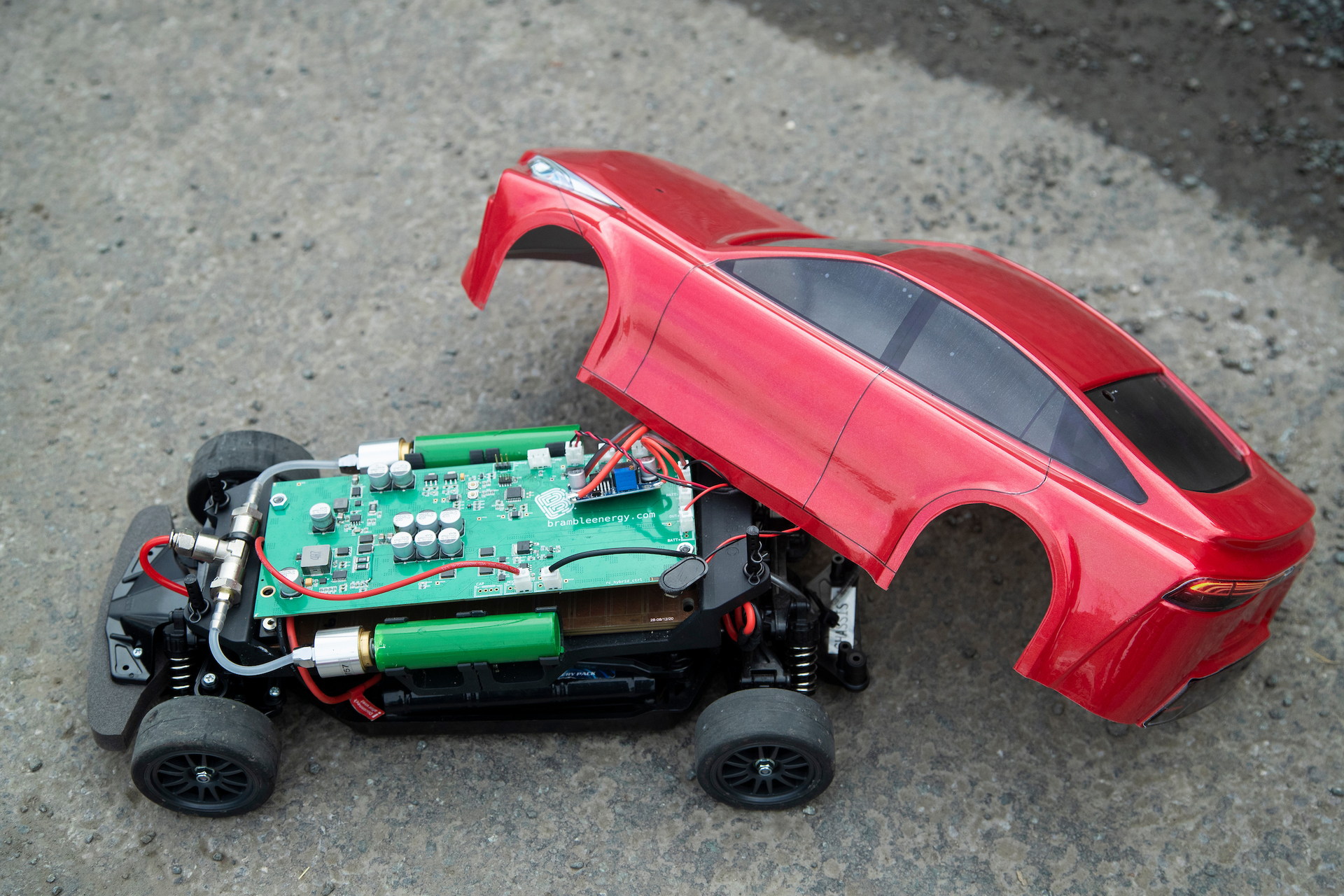 Toyota Shrunk The Mirai Into A Hydrogen-Powered Remote Control Scale Model