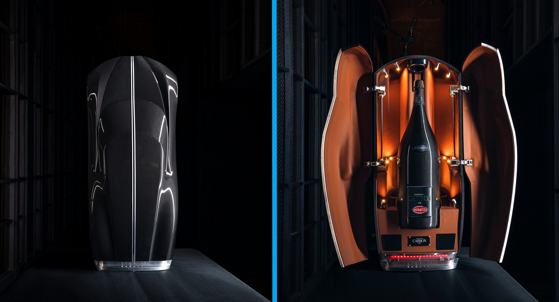 Bugatti Partners With Champagne Carbon To Make One-Of-One La Bouteille Noire