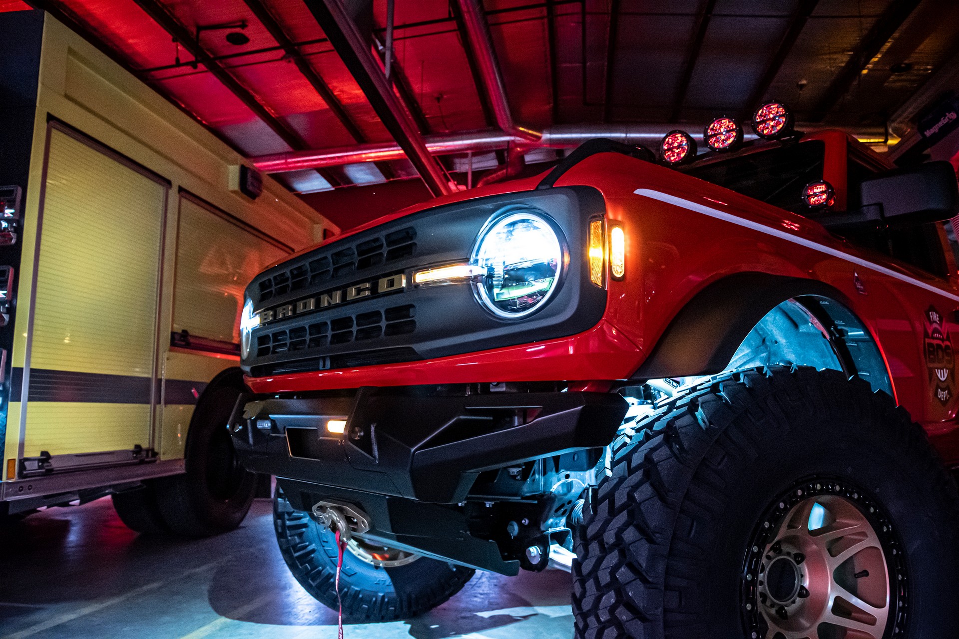 Ford Bronco Fire Command Pickup Debuts A Rugged Throwback