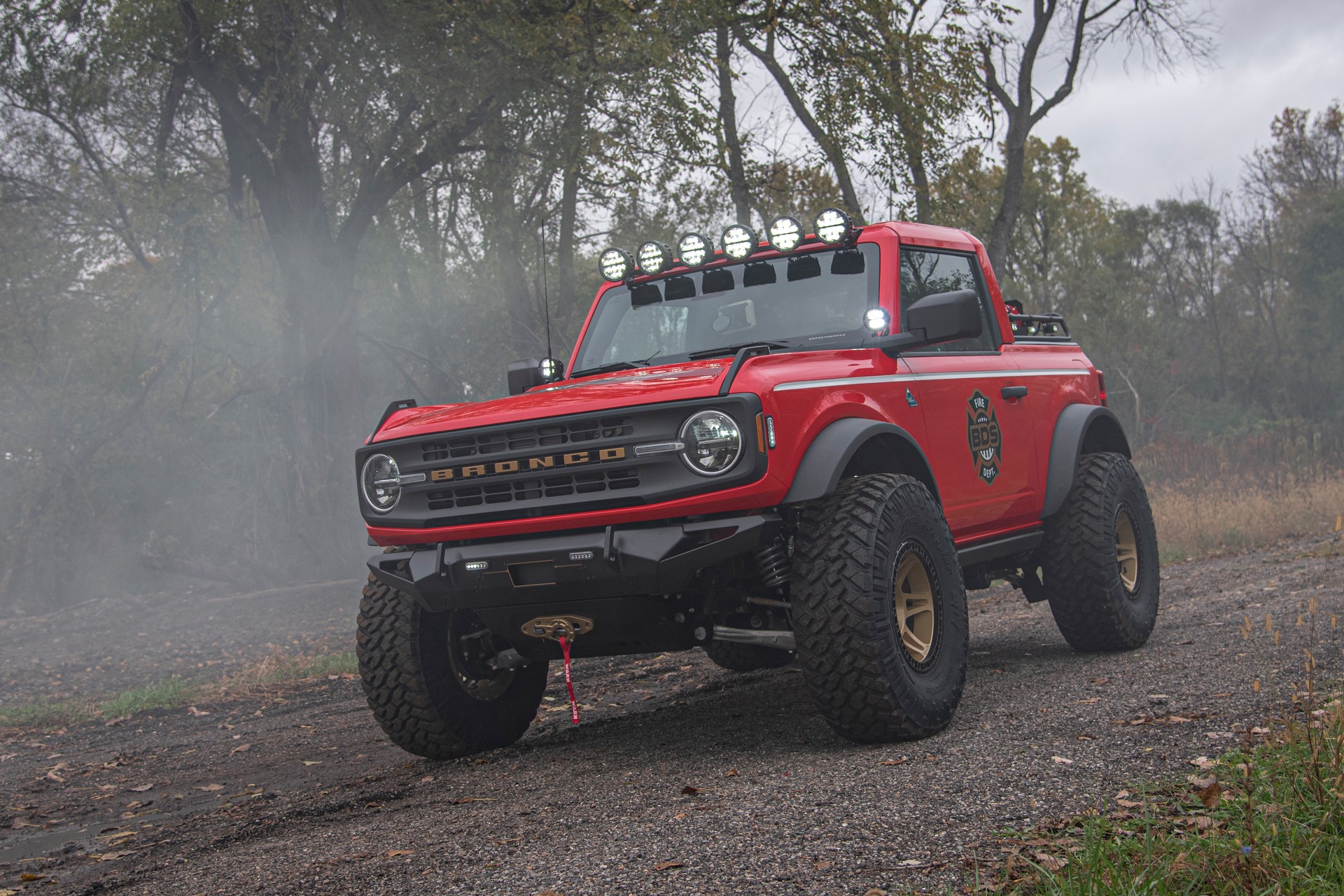 Ford Bronco Fire Command Pickup Debuts A Rugged Throwback