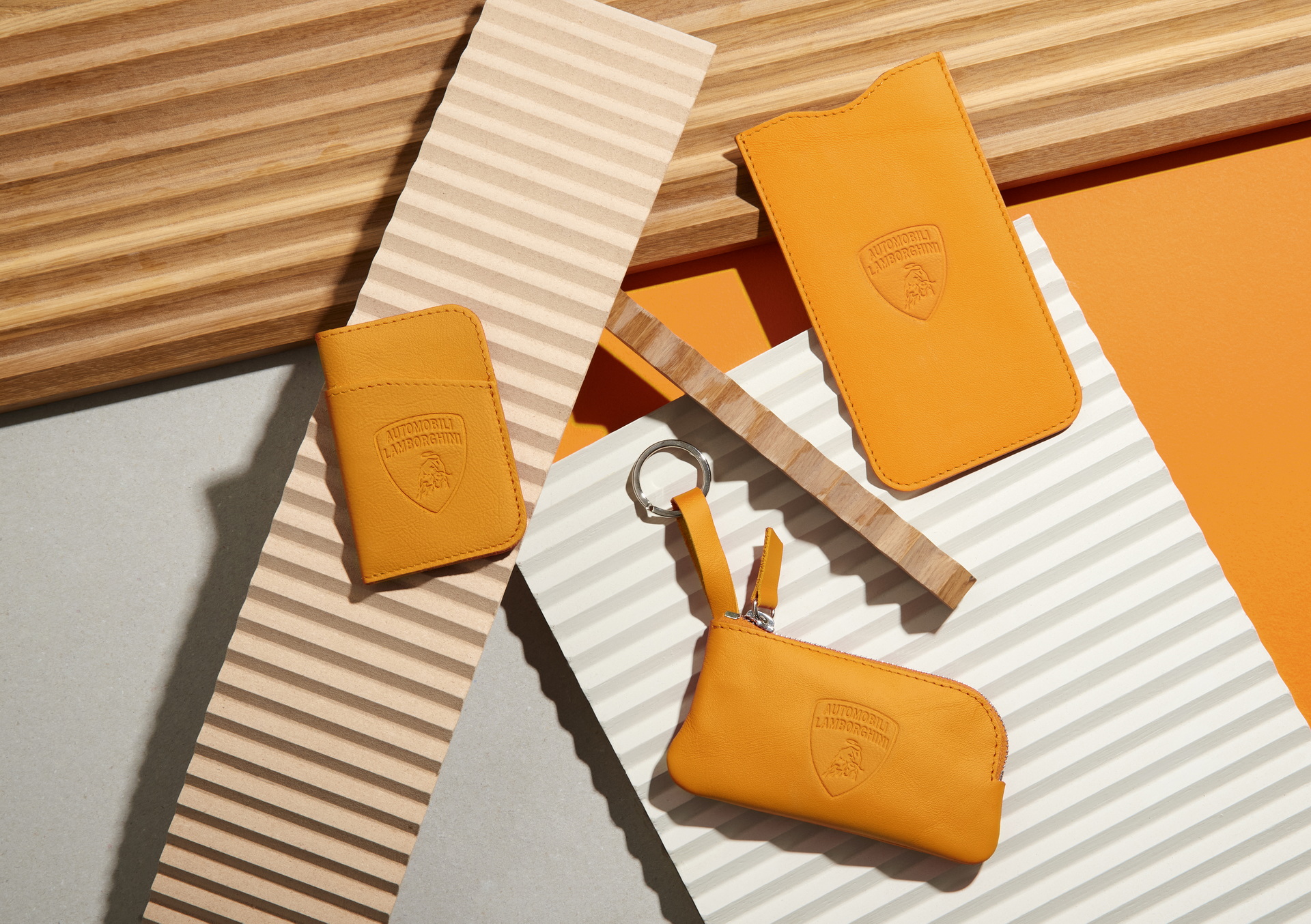 How About A Sustainable Lamborghini Bag Or Smartphone Case Out Of Reclaimed Leather And Fabrics?
