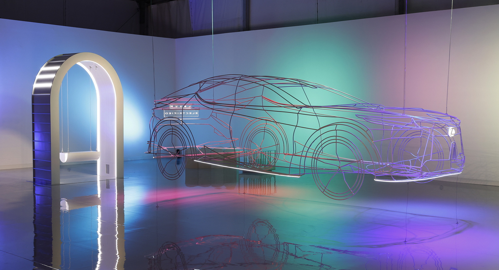 Lexus Commissions LF-Z Light-Up Sculpture For Miami Art Show