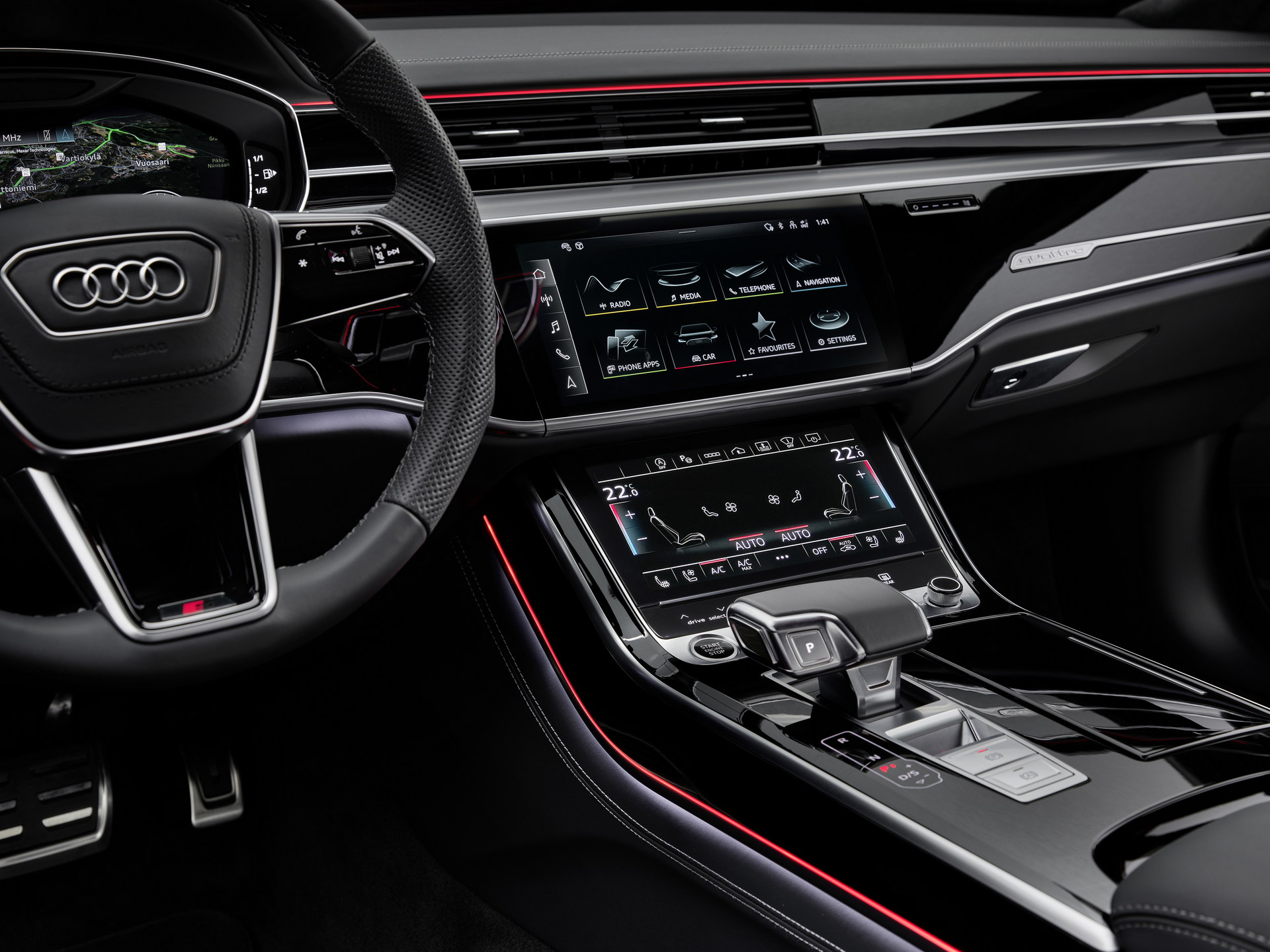 2022 Audi A8 Facelift Unveiled With Visual Updates, New Trims And More Tech