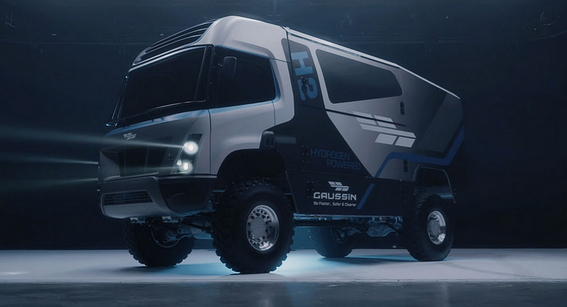 Gaussin Reveals Pininfarina-Designed, Hydrogen-Powered Dakar Race Truck