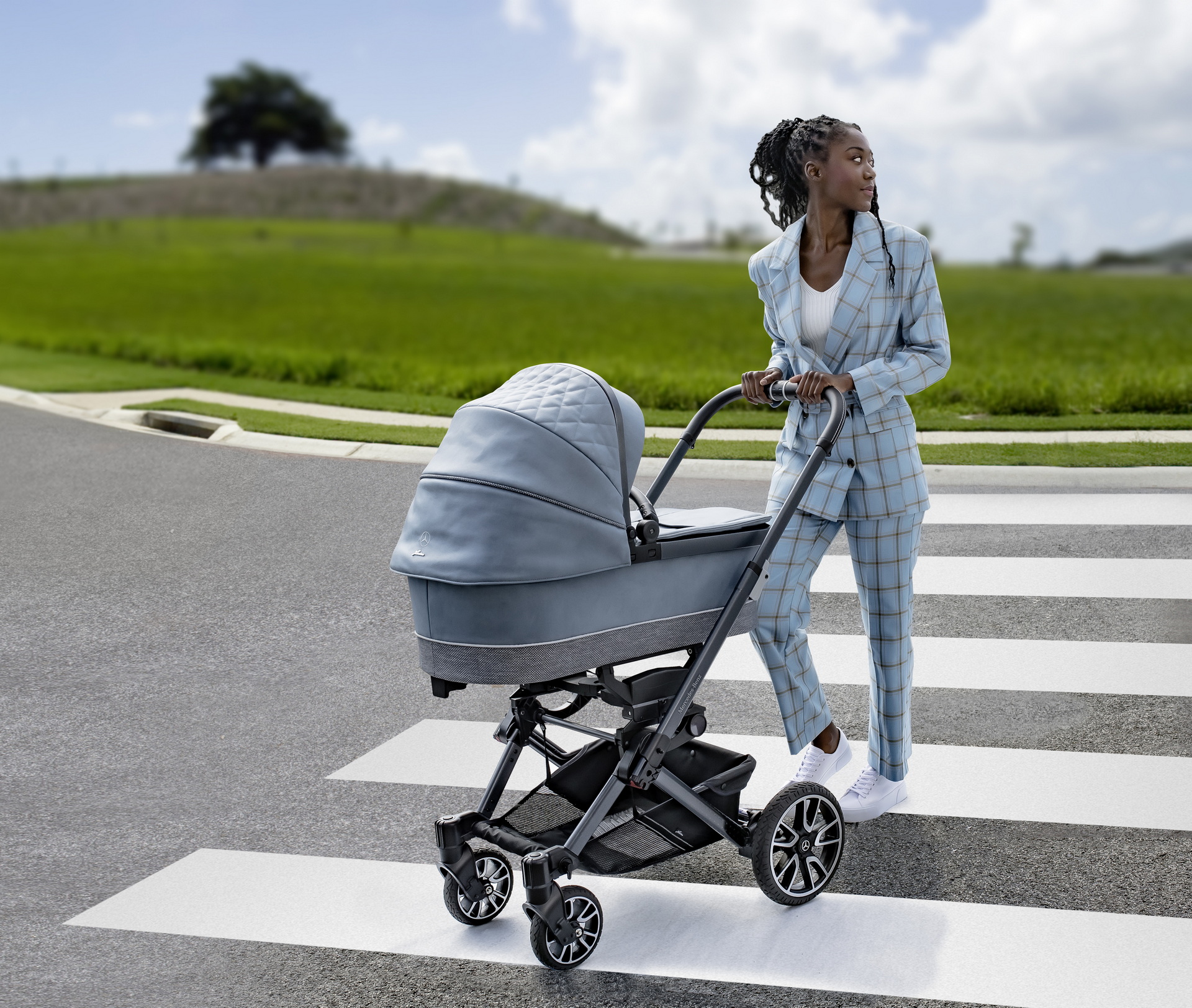 Aluminum Chassis, Ergonomic Seats: Mercedes’ Latest Creations Are Strollers