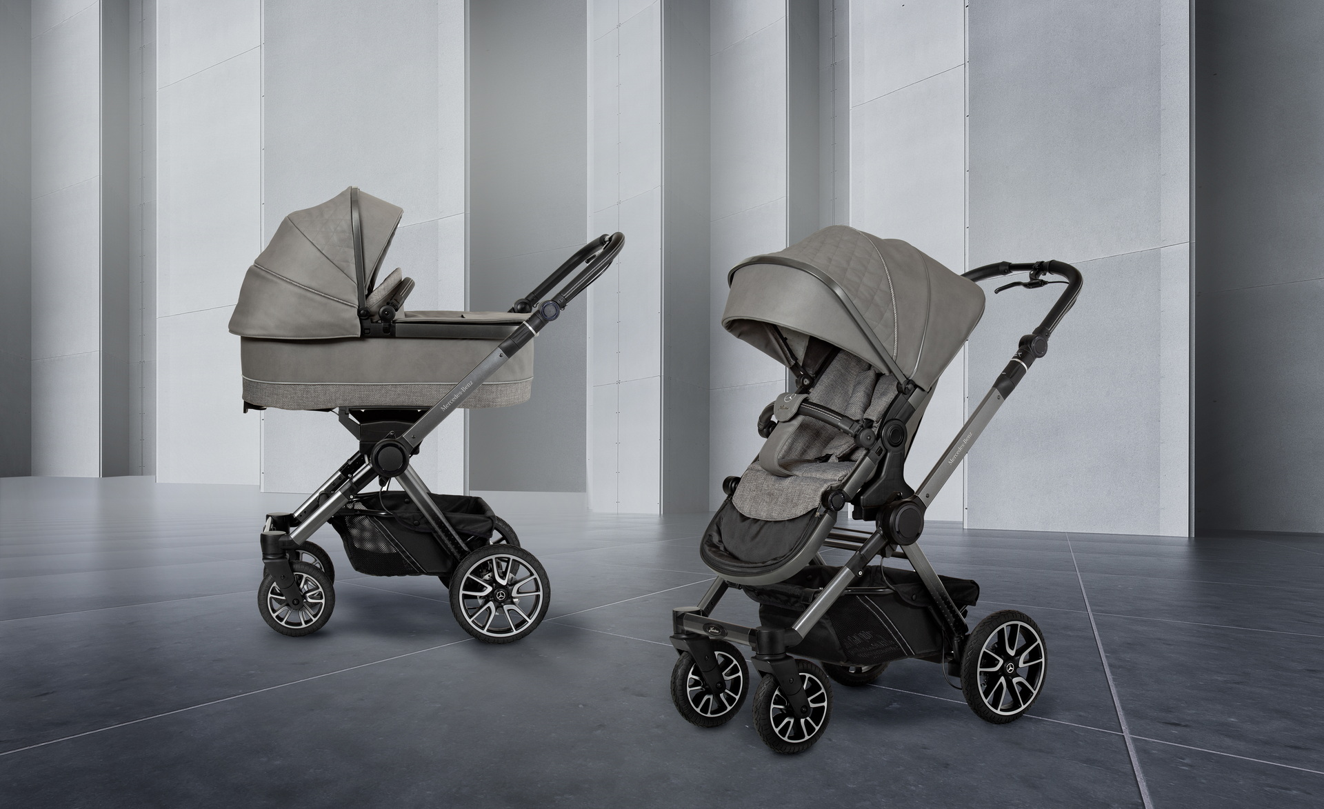 Aluminum Chassis, Ergonomic Seats: Mercedes’ Latest Creations Are Strollers