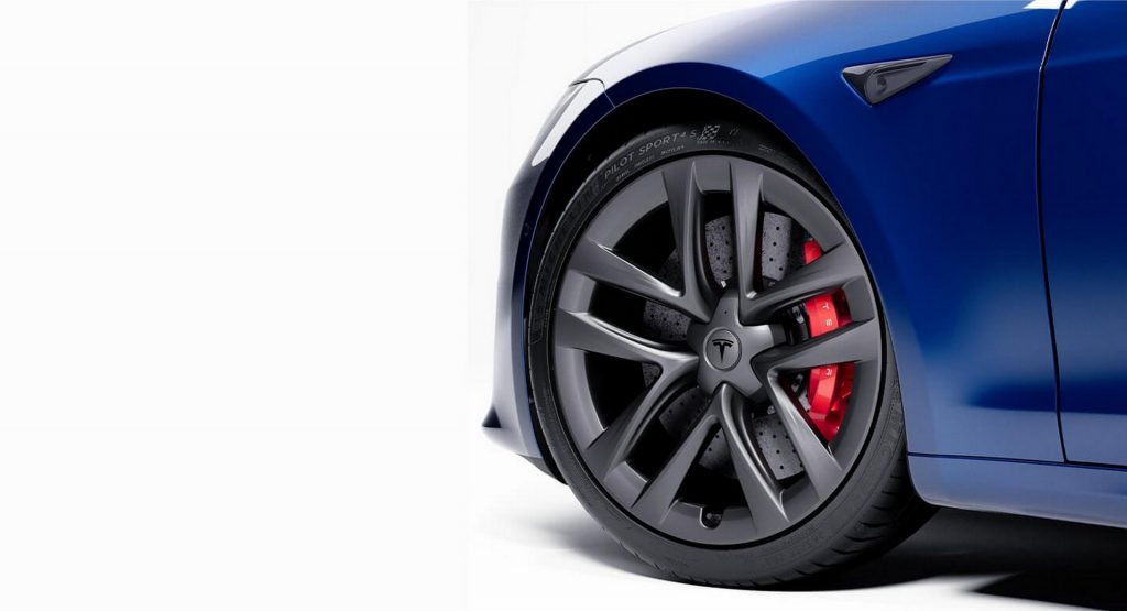  Tesla To Add $20,000 Carbon Ceramic Brake Kit Option For Model S Plaid