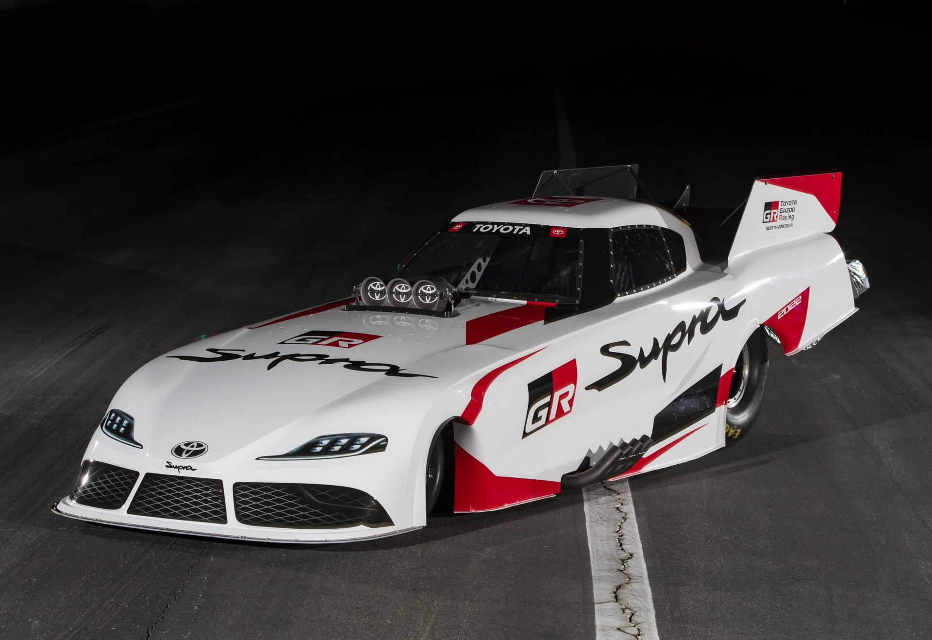 Toyota Unveils GR Supra Funny Car For 2022 NHRA Season