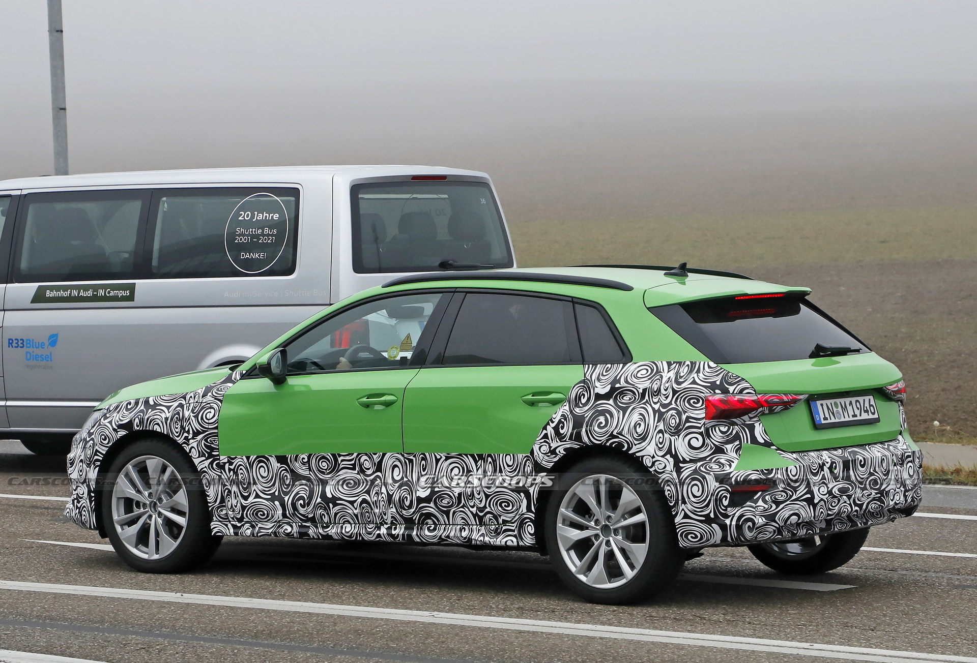 2023 Audi A3 Hatchback Spied In High-Riding PHEV Flavor