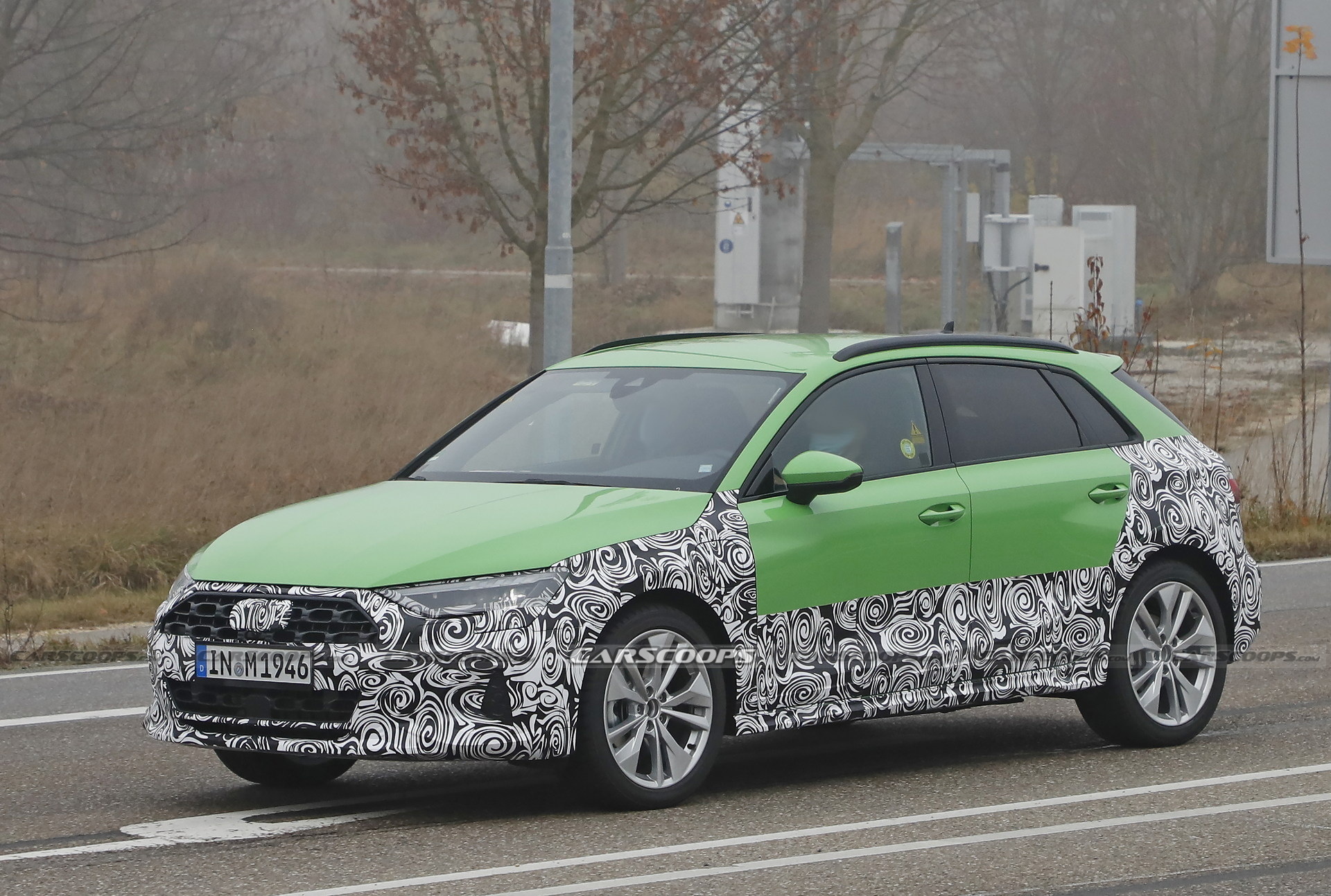 2023 Audi A3 Hatchback Spied In High-Riding PHEV Flavor