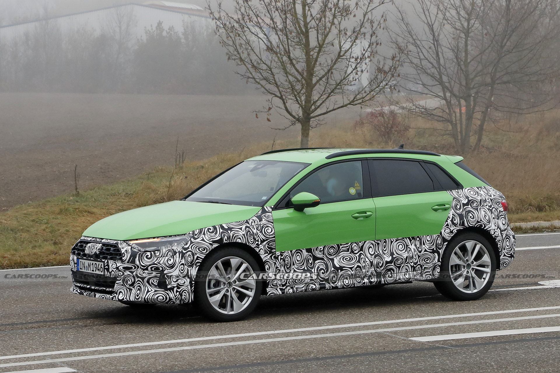 2023 Audi A3 Hatchback Spied In High-Riding PHEV Flavor