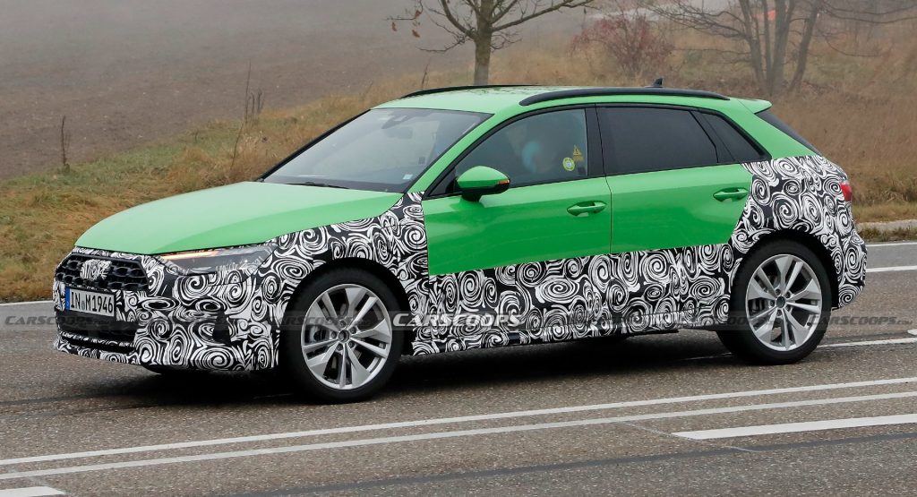  2023 Audi A3 Hatchback Spied In High-Riding PHEV Flavor