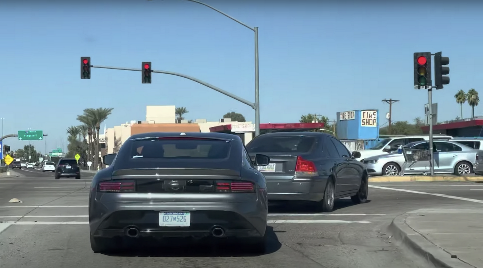 2023 Nissan Z In Gun Metallic Caught Driving Around In Traffic Uncamouflaged