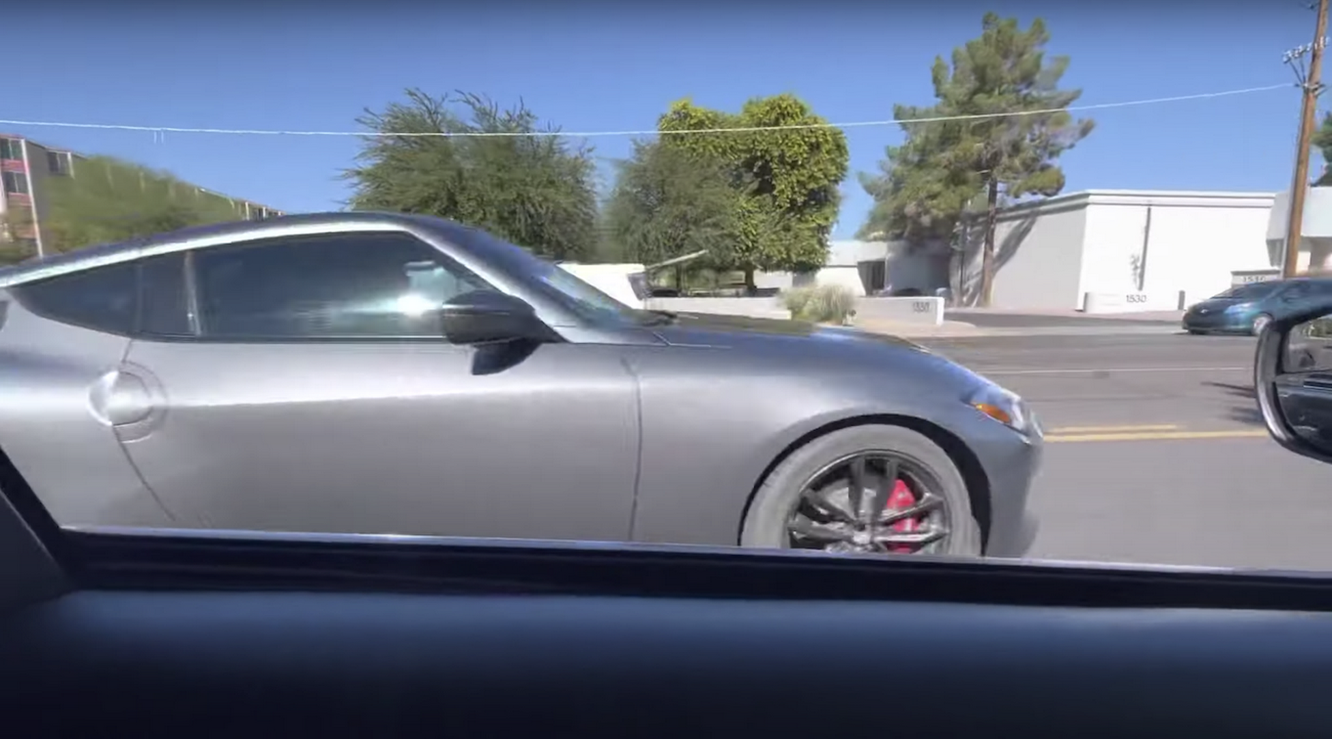 2023 Nissan Z In Gun Metallic Caught Driving Around In Traffic Uncamouflaged