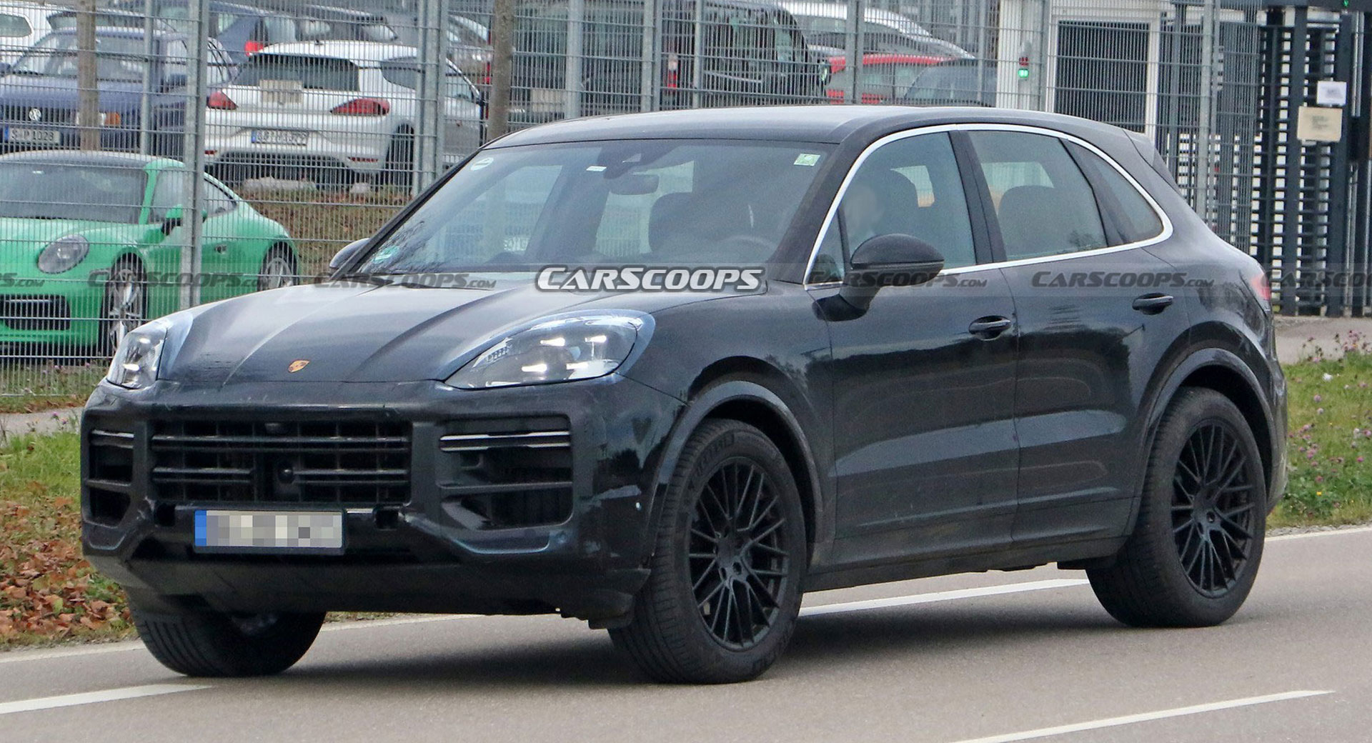 2023 Porsche Cayenne Looks Virtually Production Ready In Latest Spy Photos Carscoops