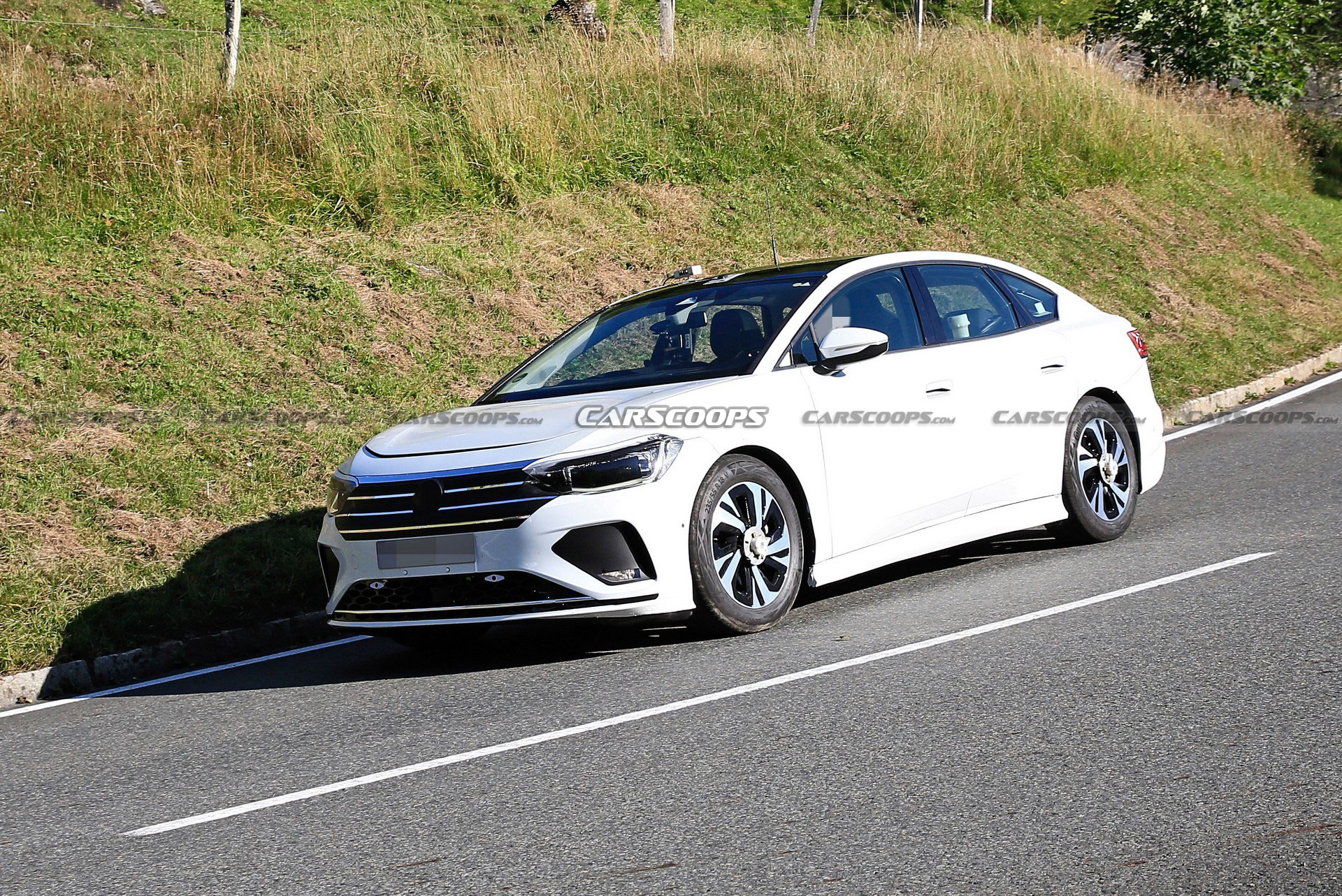 VW’s Latest I.D Model Spied Looking Like An Electric Passat