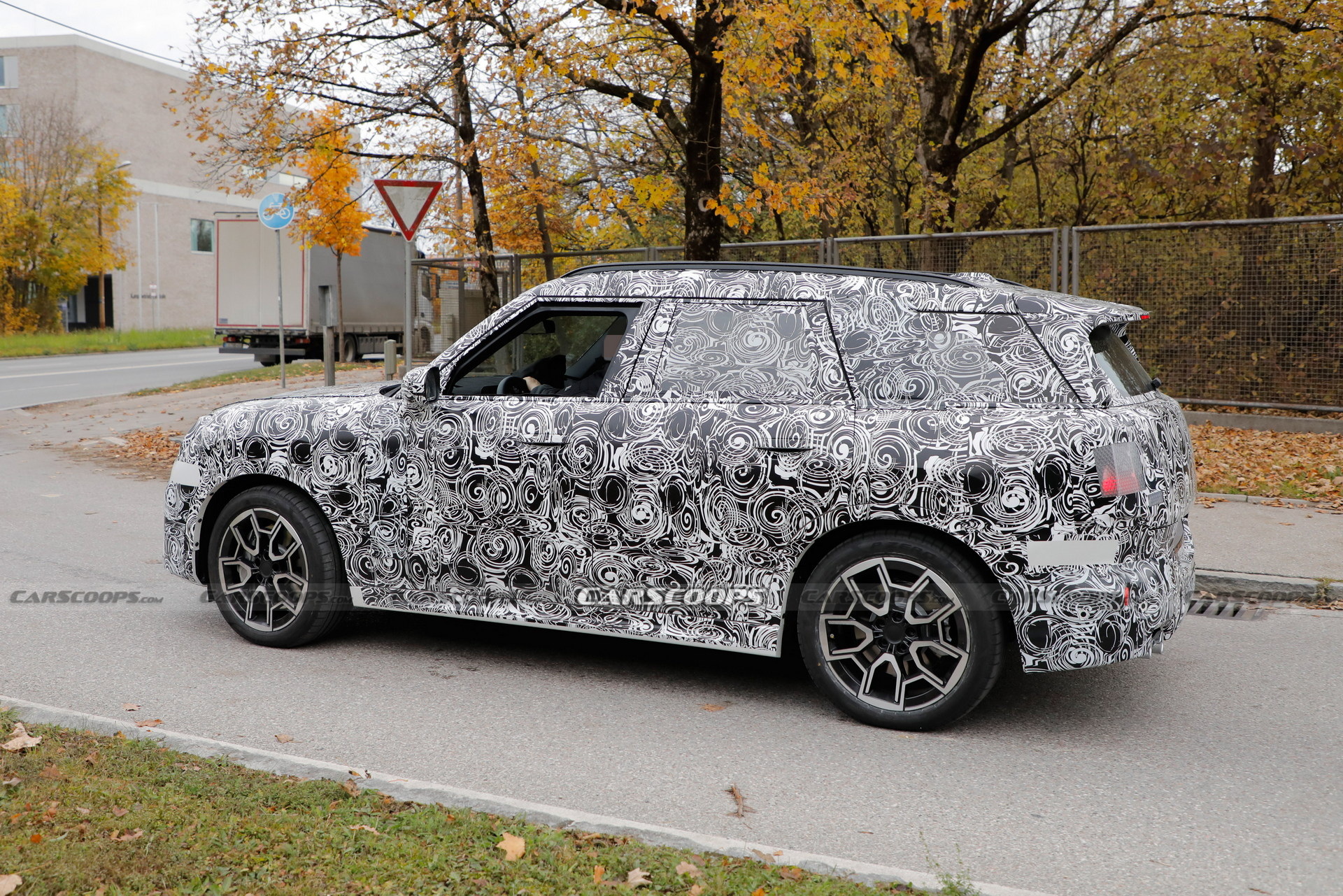 2024 MINI Countryman S Spied With Quad Exhaust Pipes And Beefier Brakes