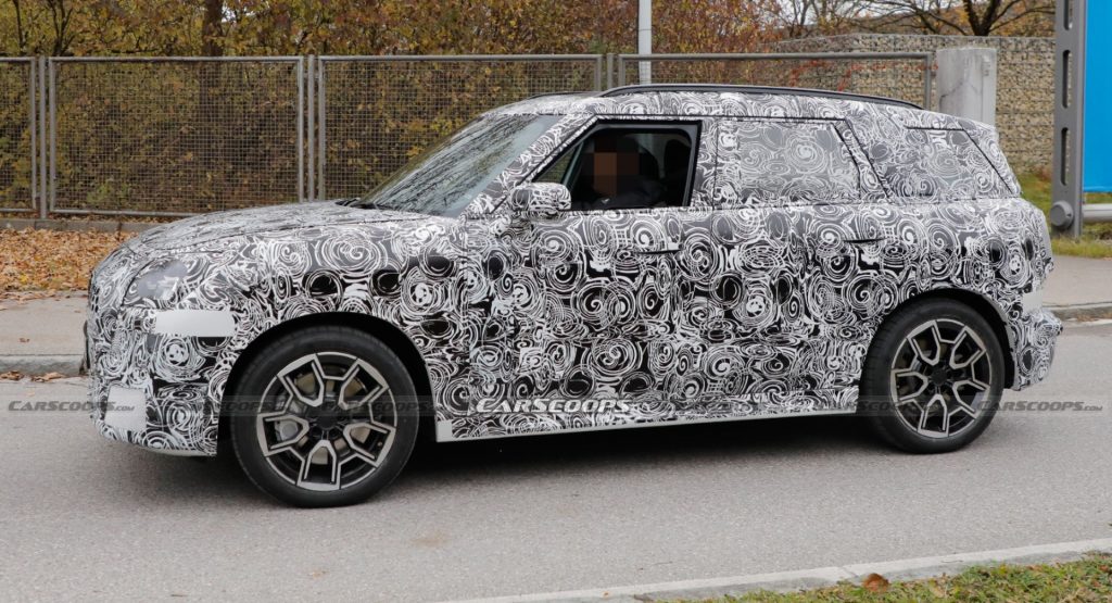  2024 MINI Countryman S Spied With Quad Exhaust Pipes And Beefier Brakes