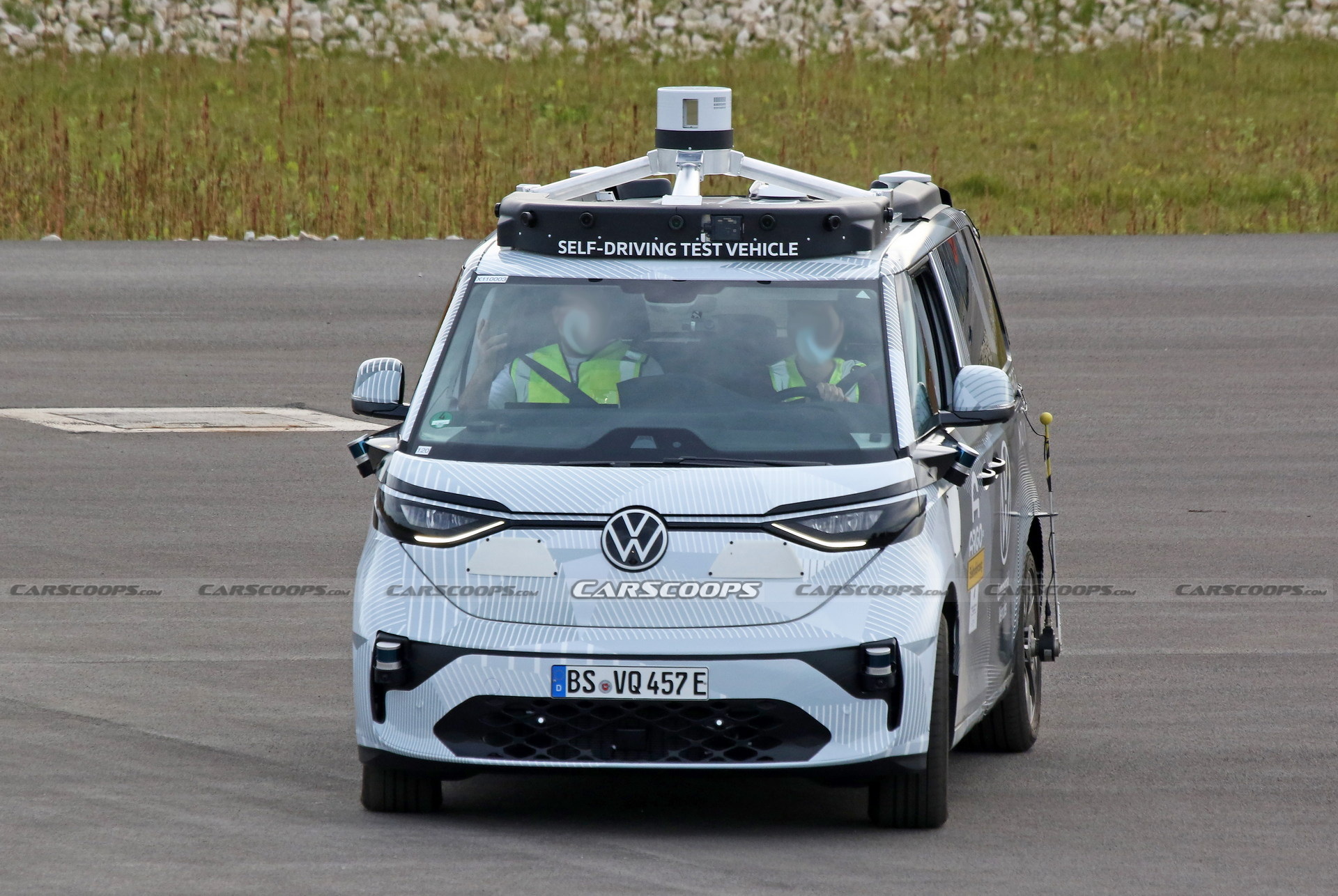 2024 VW ID. Buzz Spotted Testing Autonomous Tech