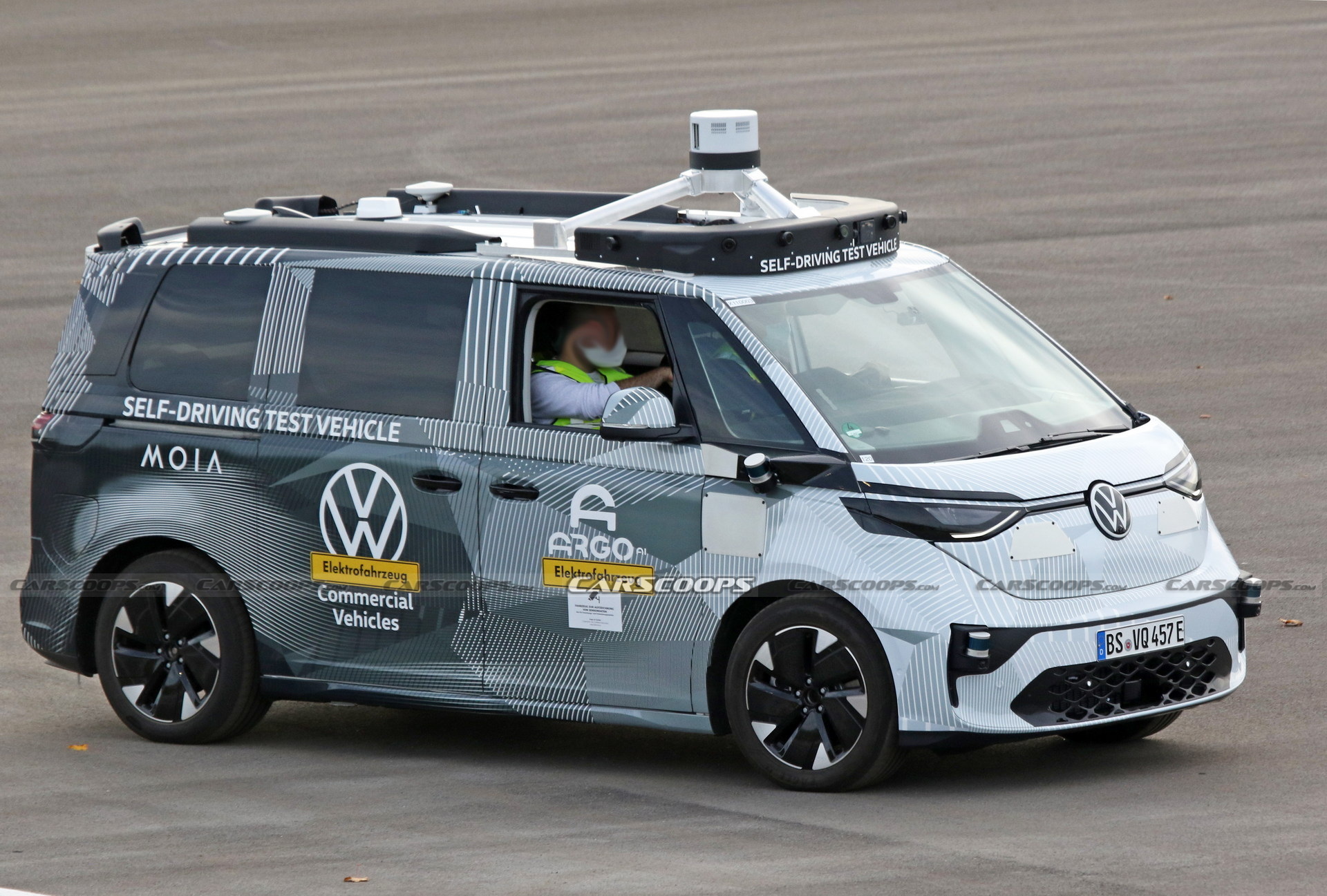 2024 VW ID. Buzz Spotted Testing Autonomous Tech