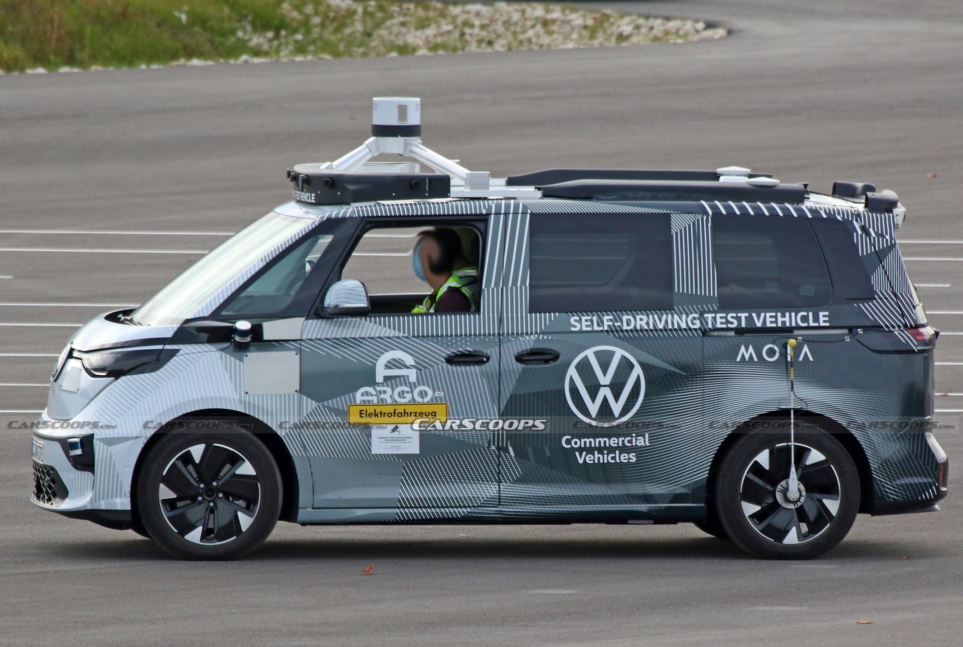 2024 VW ID. Buzz Spotted Testing Autonomous Tech