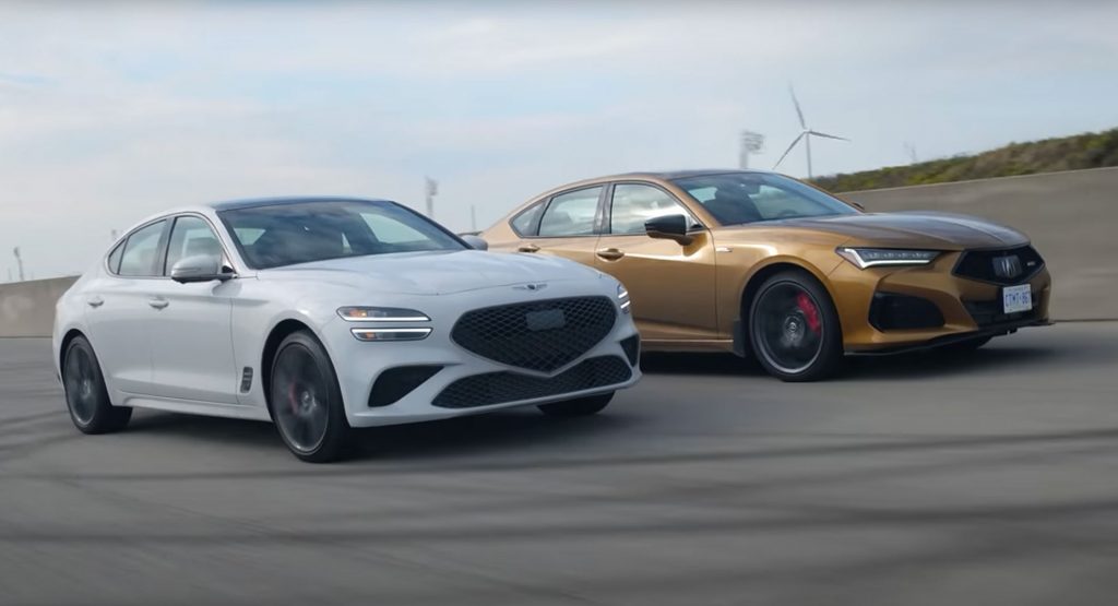 What’s The Better Sports Sedan, The Genesis G70 3.3T Or The Acura TLX Type S?