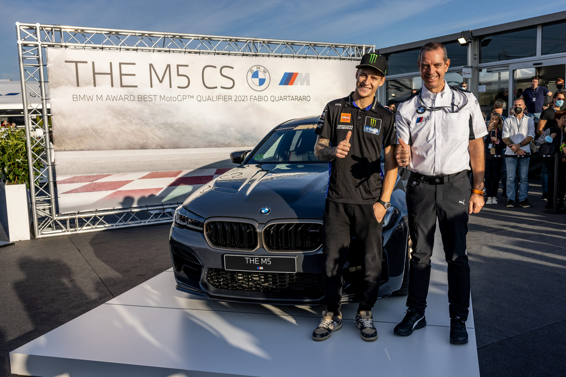 MotoGP World Champion Fabio Quartararo Wins BMW M5 CS For Fastest Qualifier
