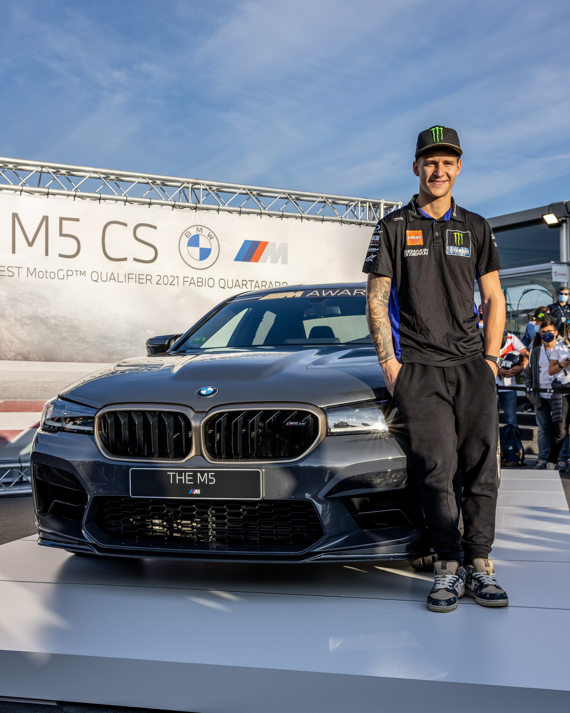 MotoGP World Champion Fabio Quartararo Wins BMW M5 CS For Fastest Qualifier
