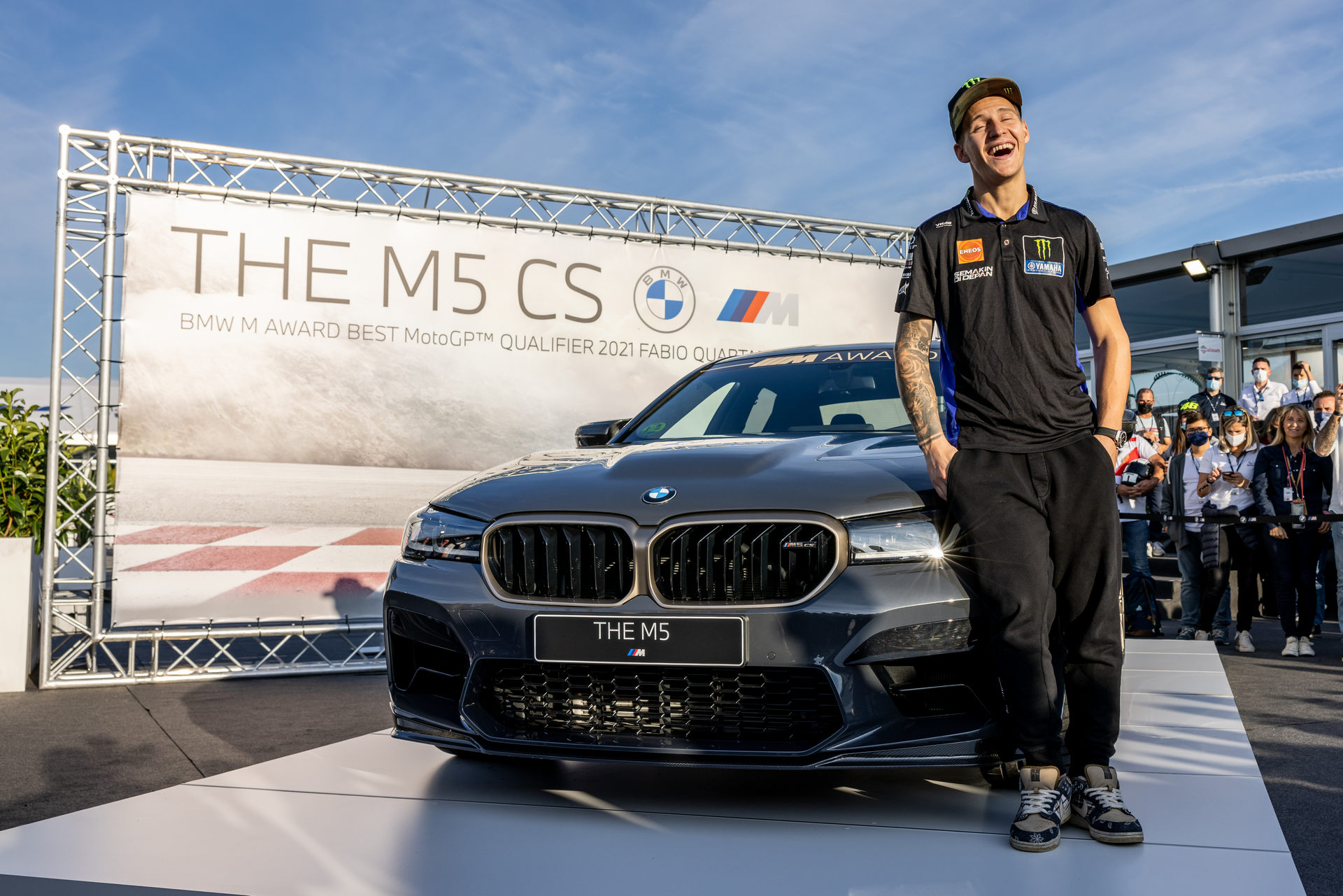 MotoGP World Champion Fabio Quartararo Wins BMW M5 CS For Fastest Qualifier