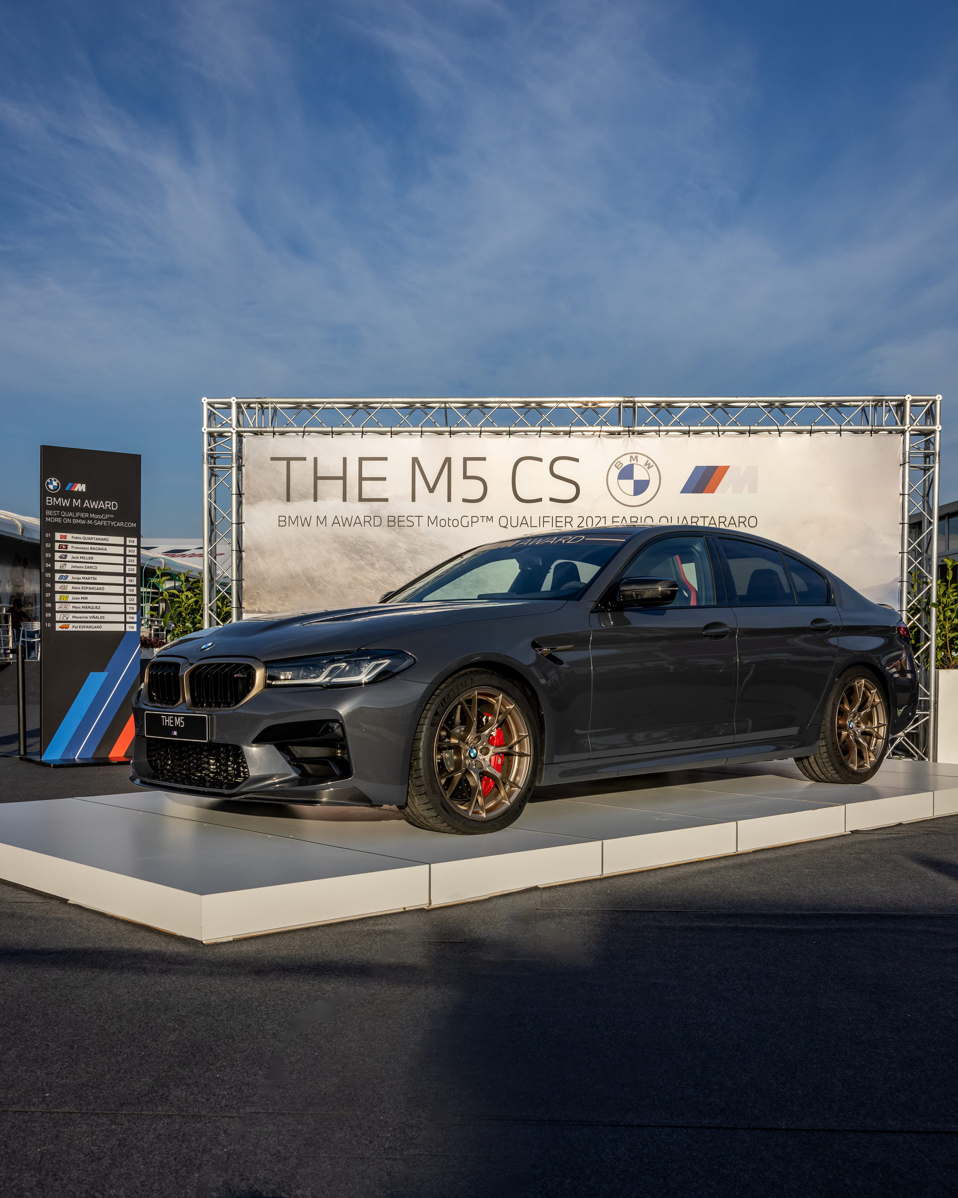 MotoGP World Champion Fabio Quartararo Wins BMW M5 CS For Fastest Qualifier