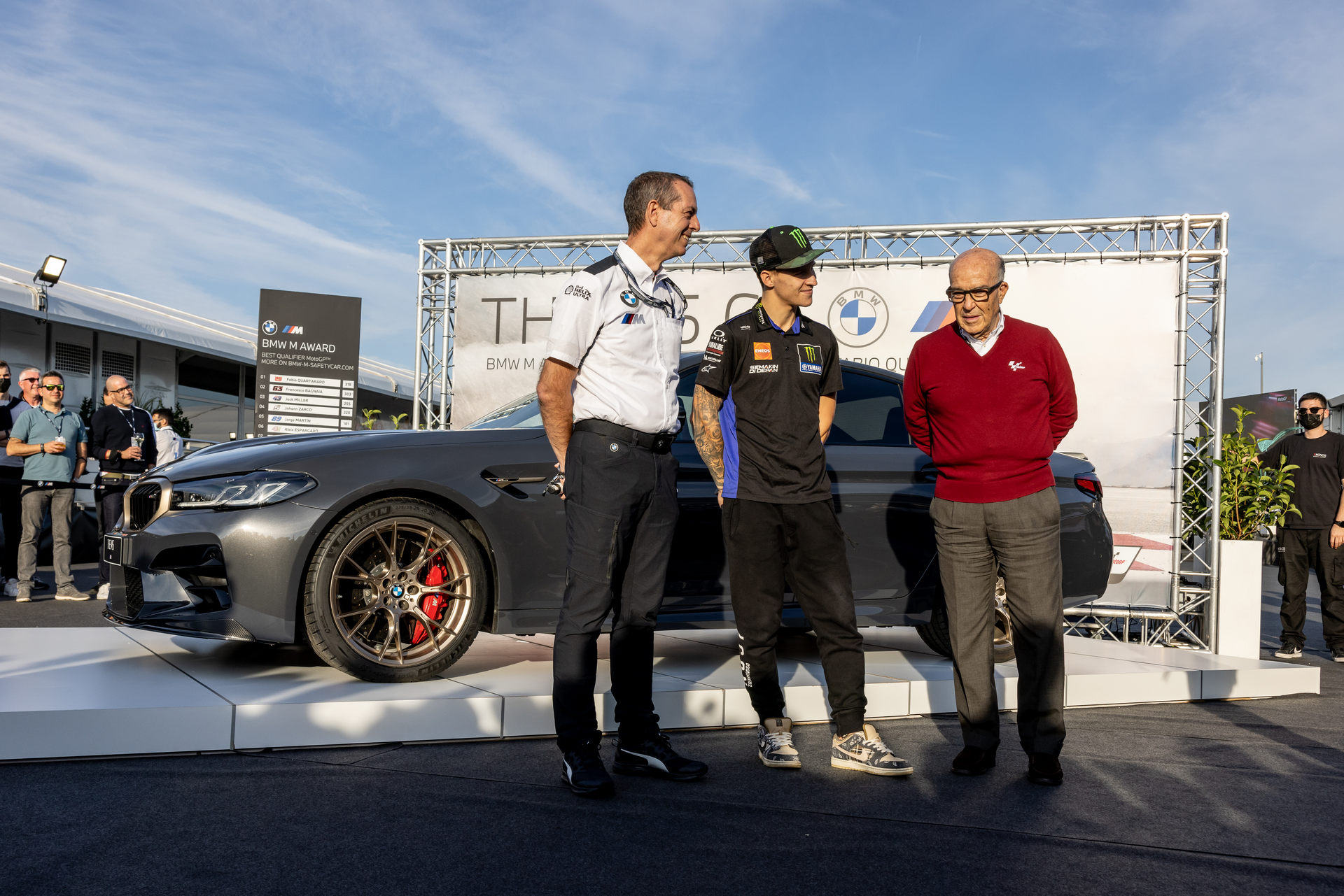 MotoGP World Champion Fabio Quartararo Wins BMW M5 CS For Fastest Qualifier