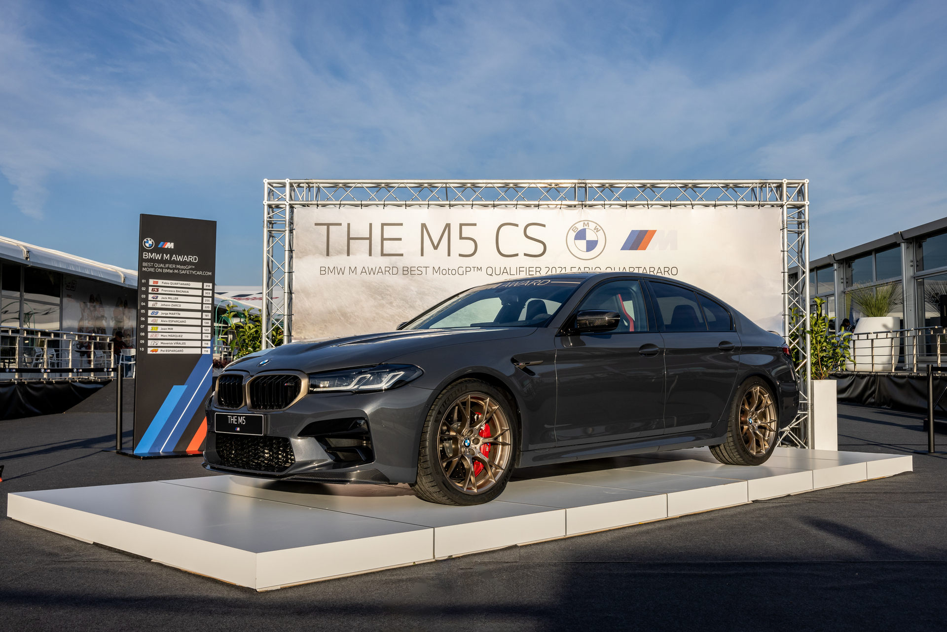 MotoGP World Champion Fabio Quartararo Wins BMW M5 CS For Fastest Qualifier